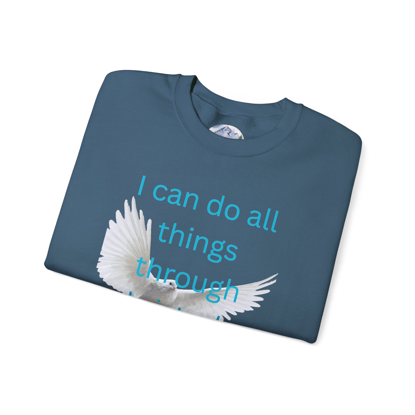 Christian Unisex Sweatshirt - White Dove Design