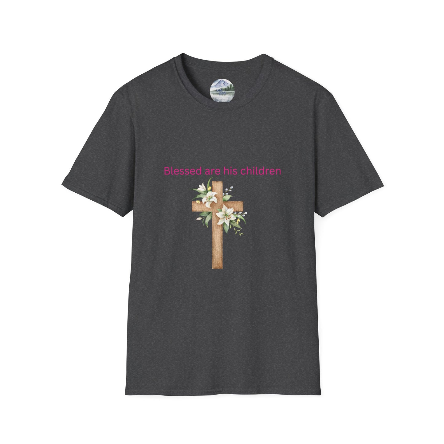 Blessed Are His Children Unisex Softstyle T-Shirt - Faith-Inspired Apparel