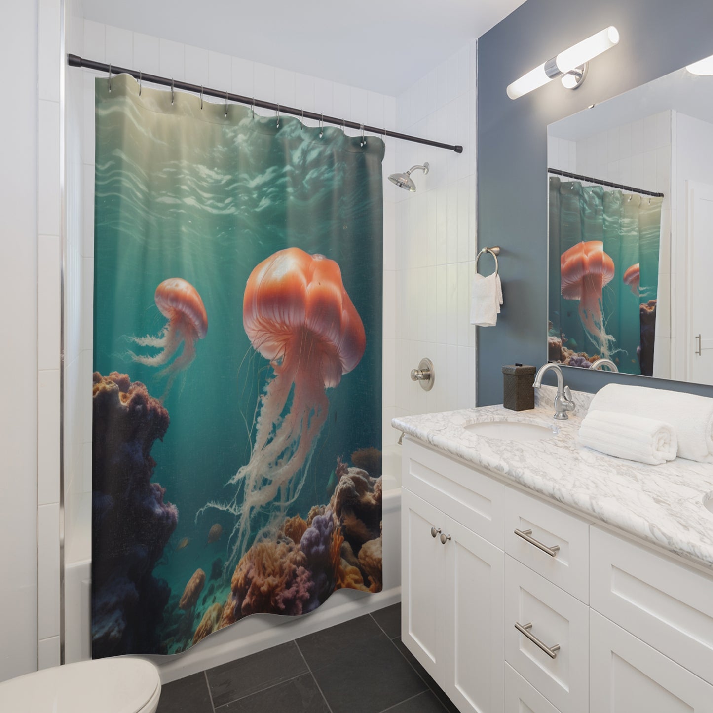 Jellyfish Shower Curtain