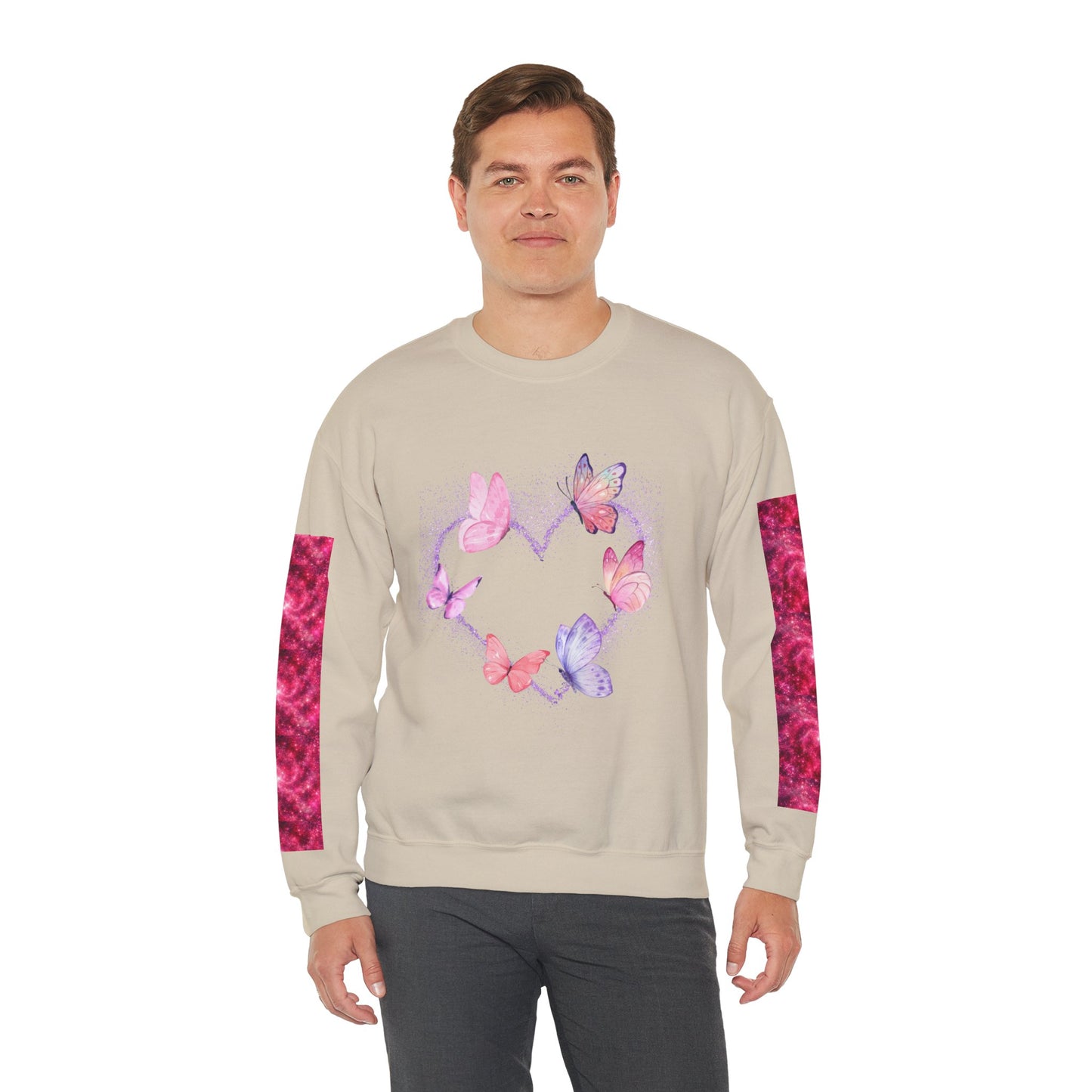 Butterfly Heart Sweatshirt - Valentine's Day Design