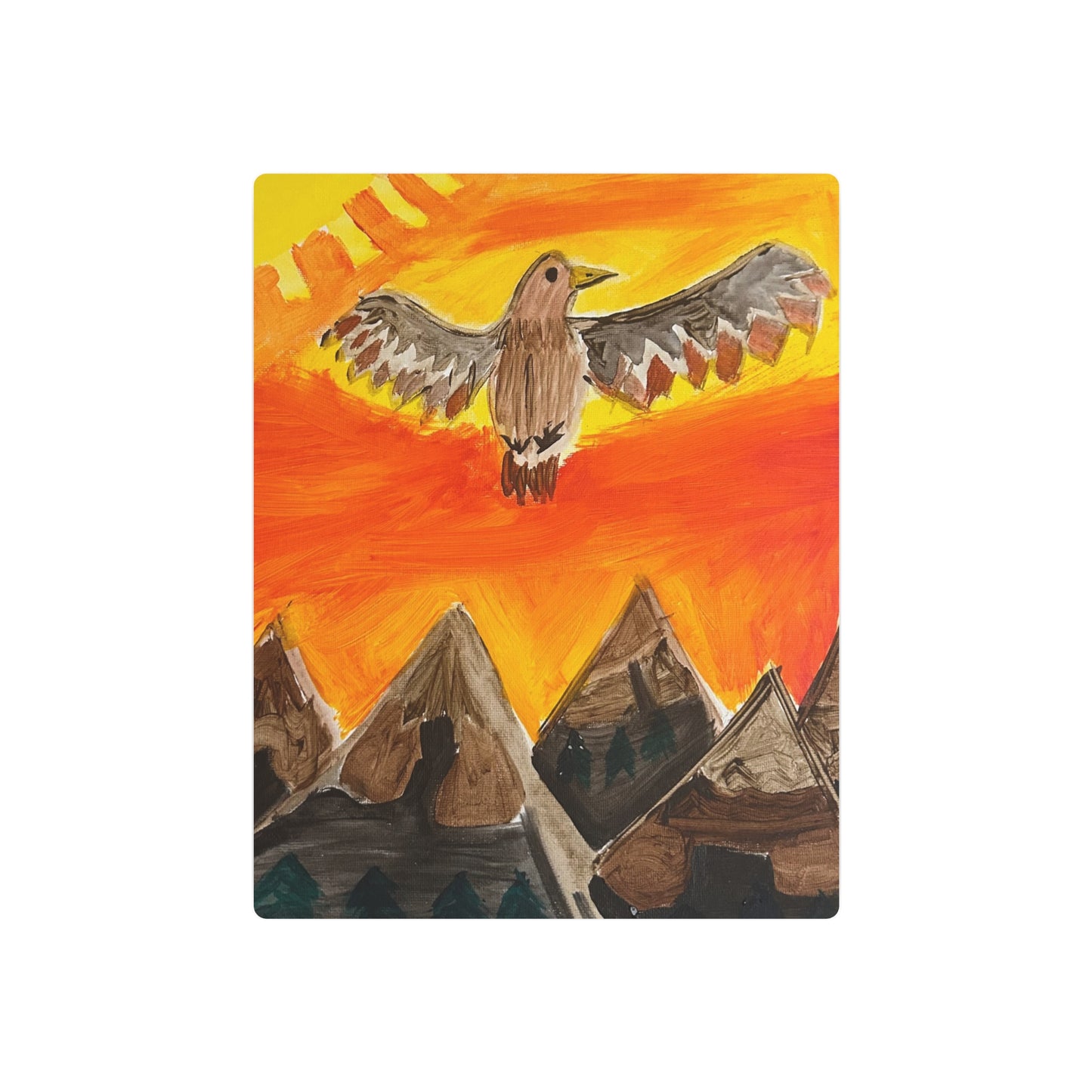 Metal Art Sign - Free Bird Wall Decor