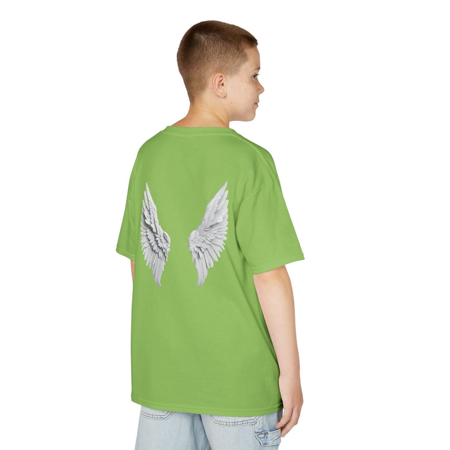 Blessed Kids Tee with Angel Wings