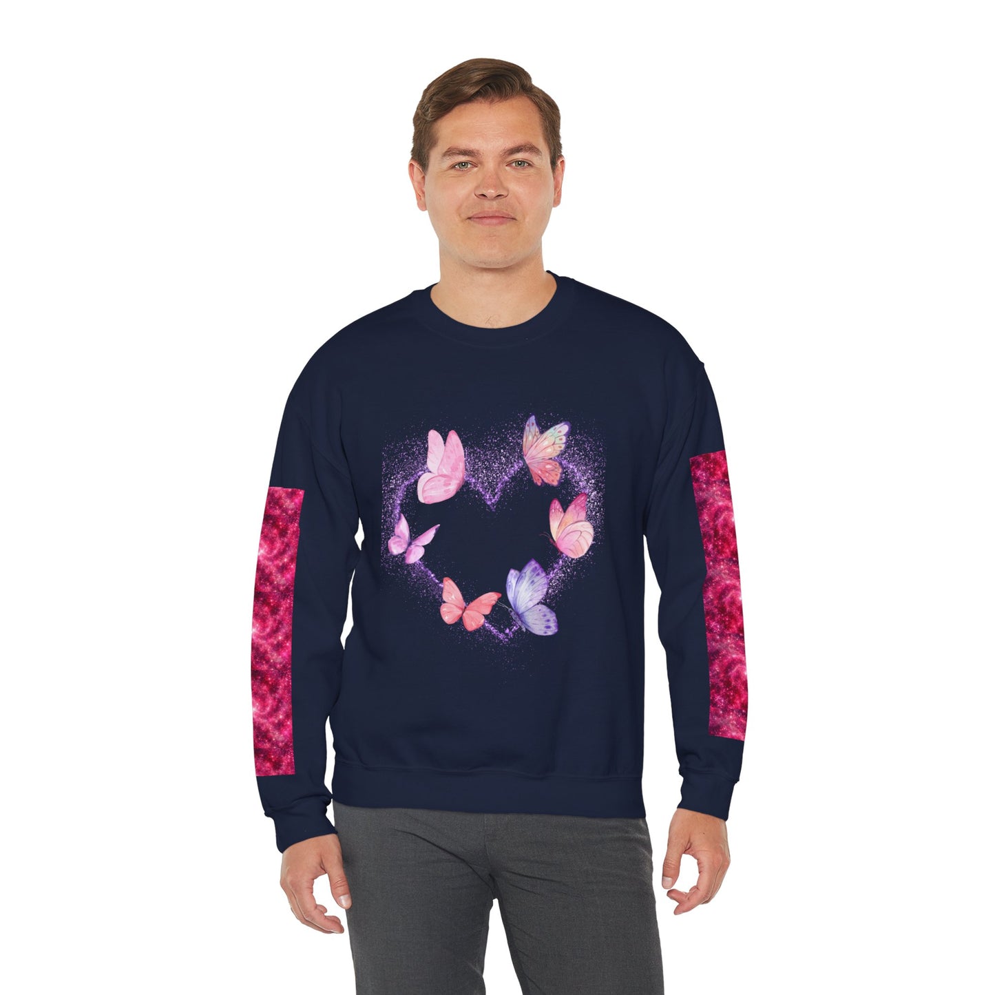 Butterfly Heart Sweatshirt - Valentine's Day Design