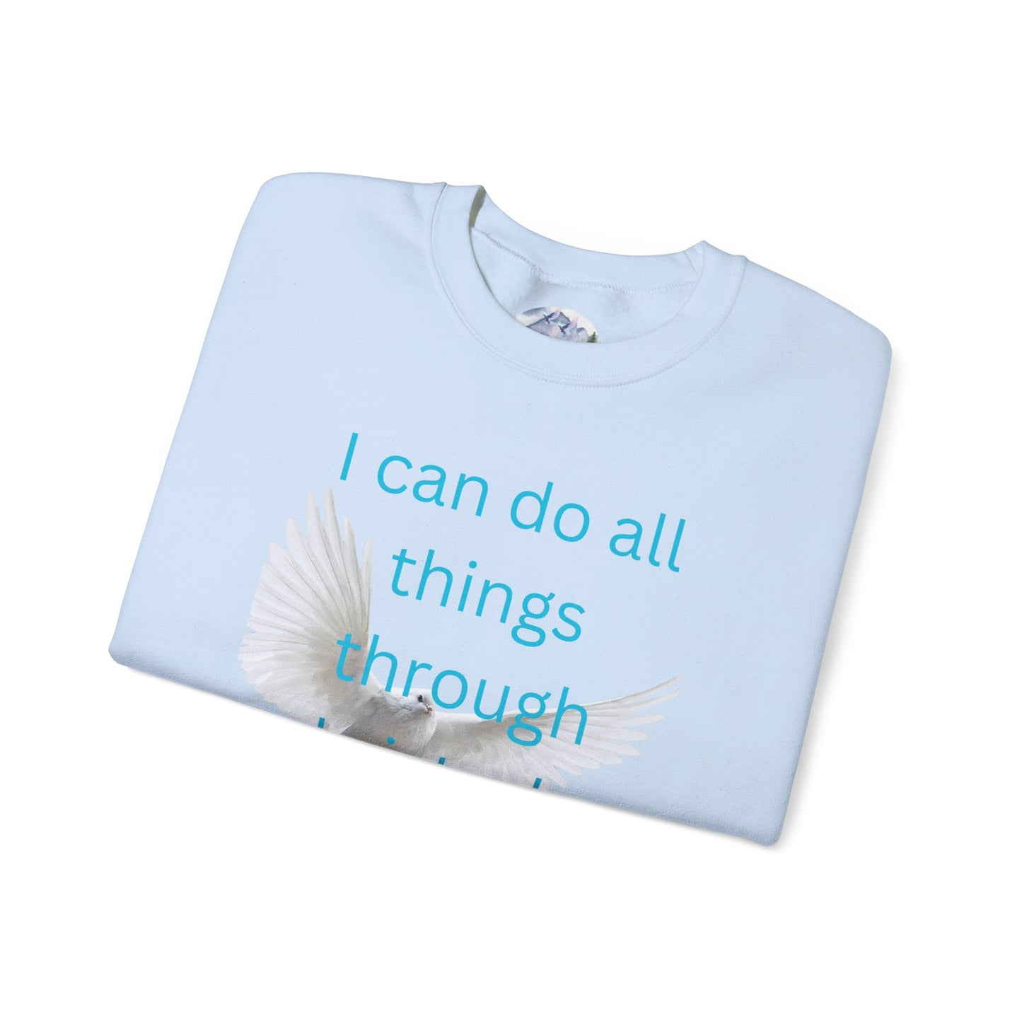 Christian Unisex Sweatshirt - White Dove Design