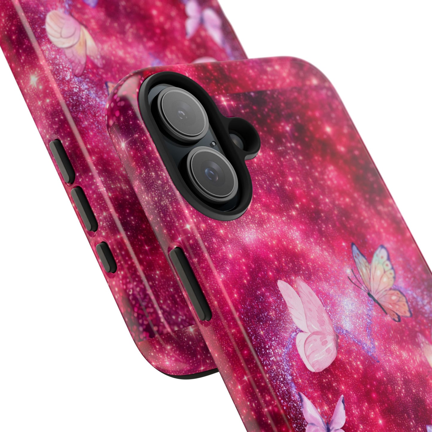 Butterfly Heart Tough Phone Cases - Vimentins Day Sparkly Design