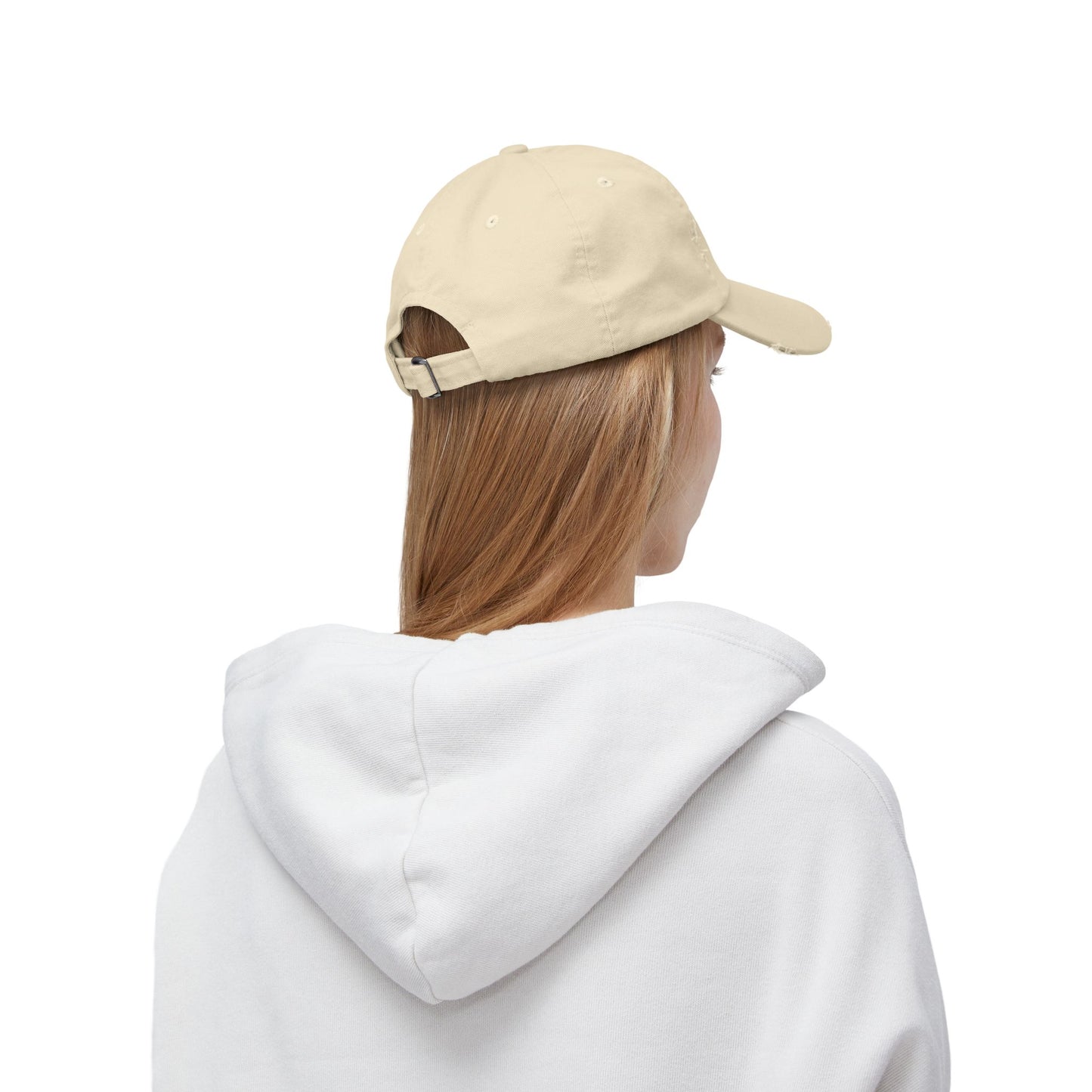 Unisex Distressed Cross Cap - Faith-Inspired Fashion Accessory