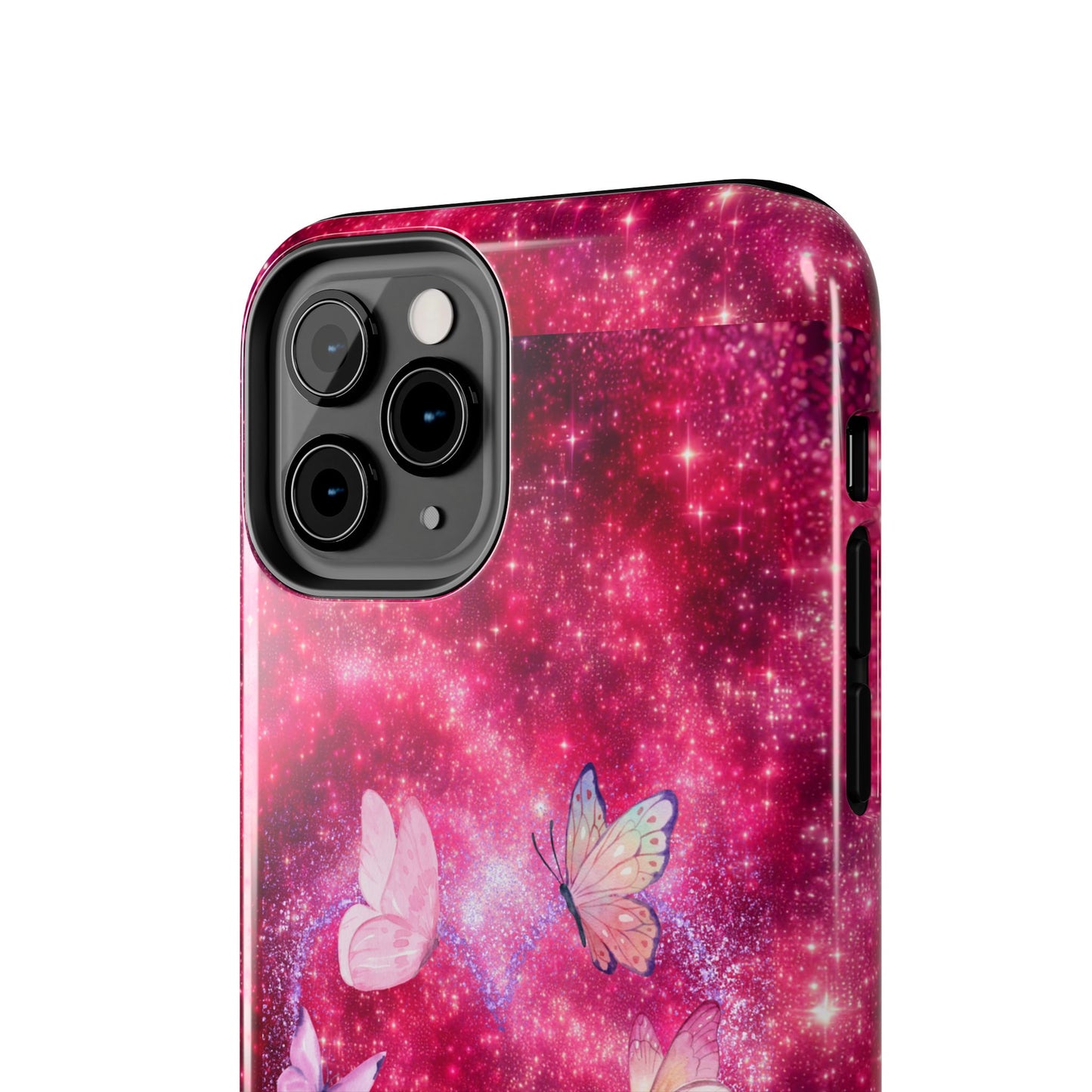 Butterfly Heart Tough Phone Cases - Vimentins Day Sparkly Design