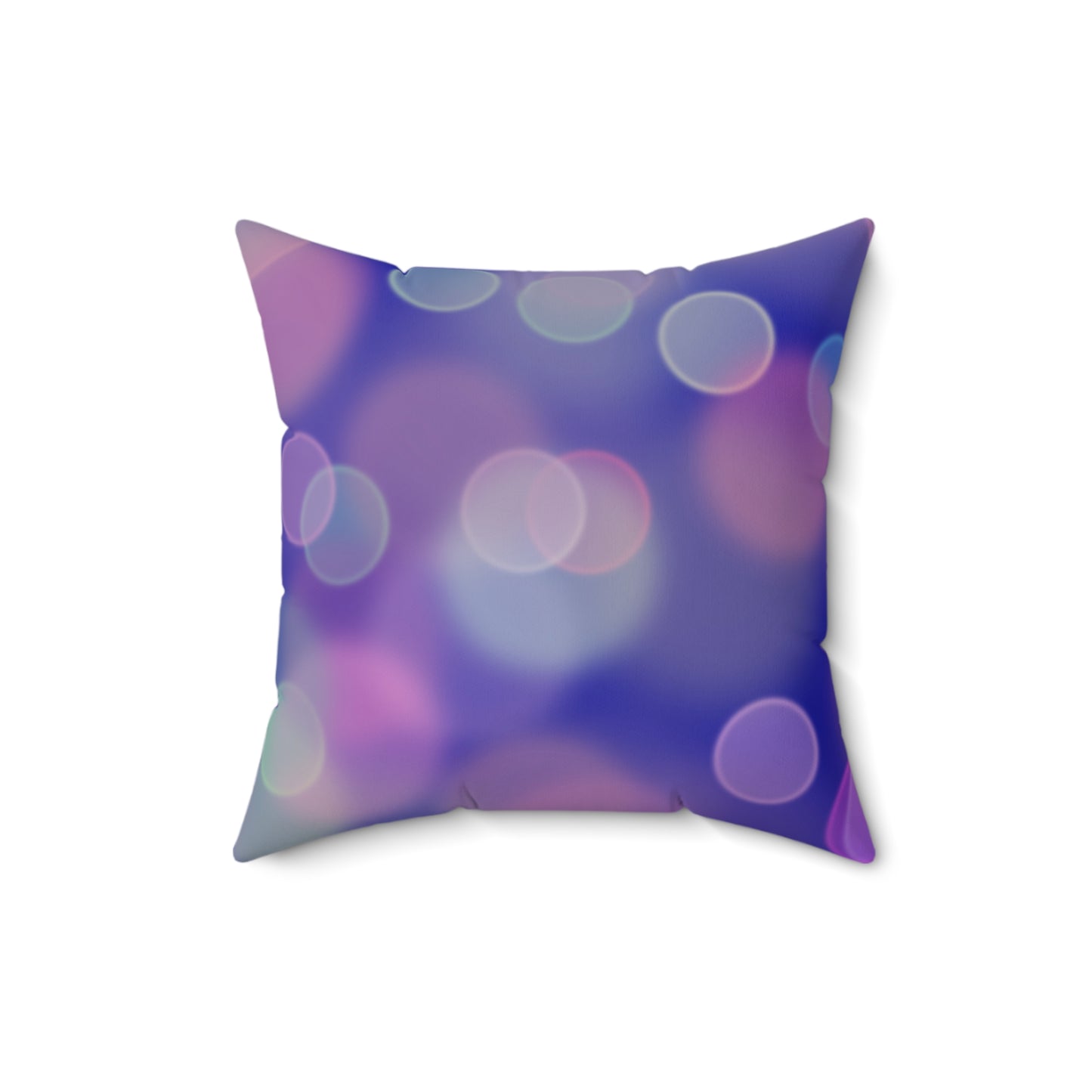 Vibrant Bokeh Decorative Pillow | Cozy Home Accent