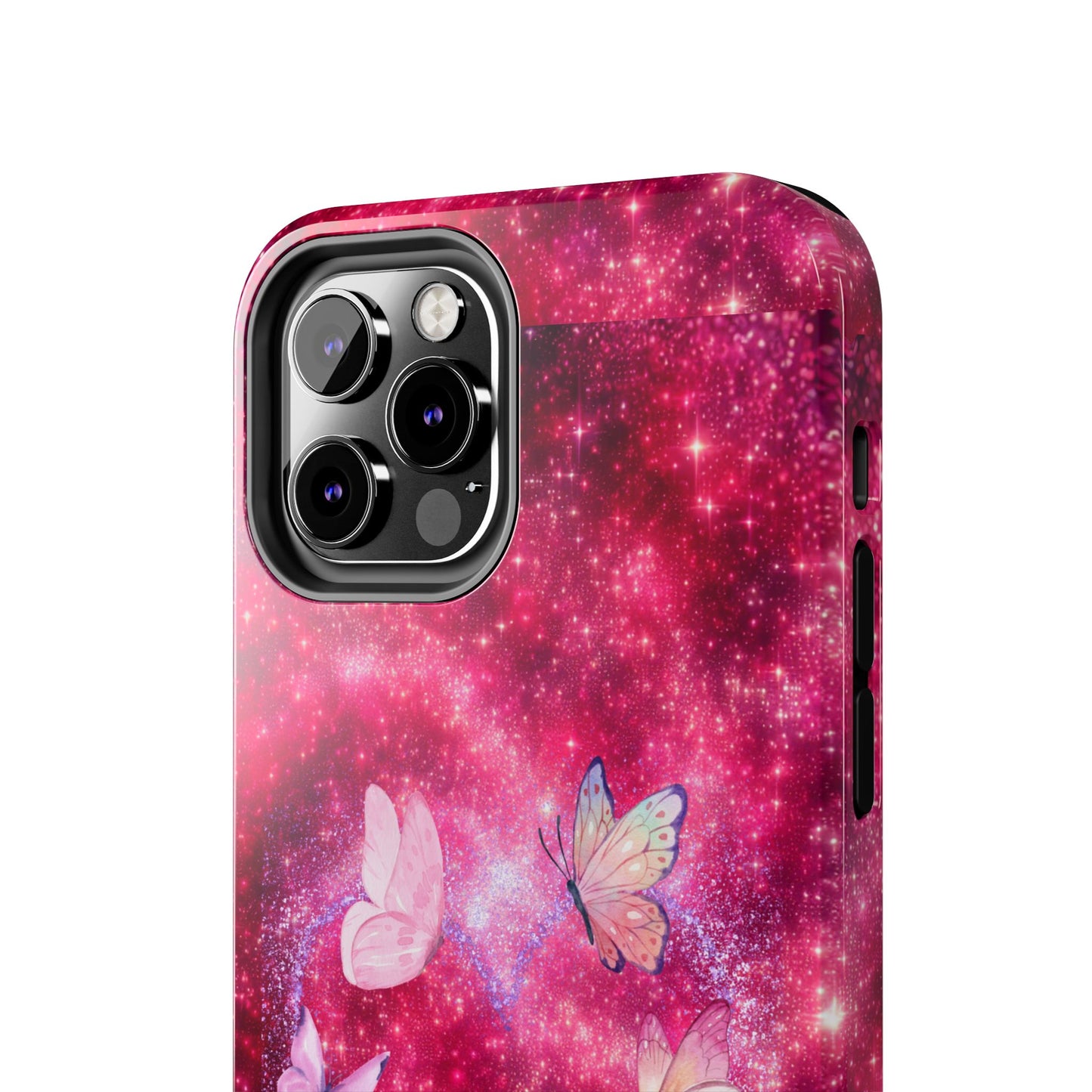 Butterfly Heart Tough Phone Cases - Vimentins Day Sparkly Design