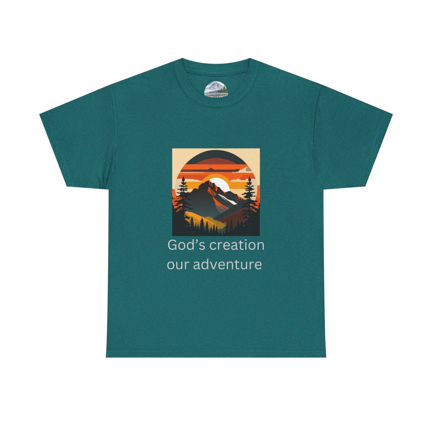 Mountain Sunset Unisex Tee - God's Creation Our Adventure