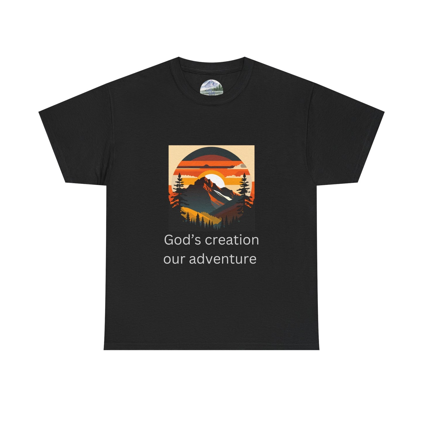 Mountain Sunset Unisex Tee - God's Creation Our Adventure