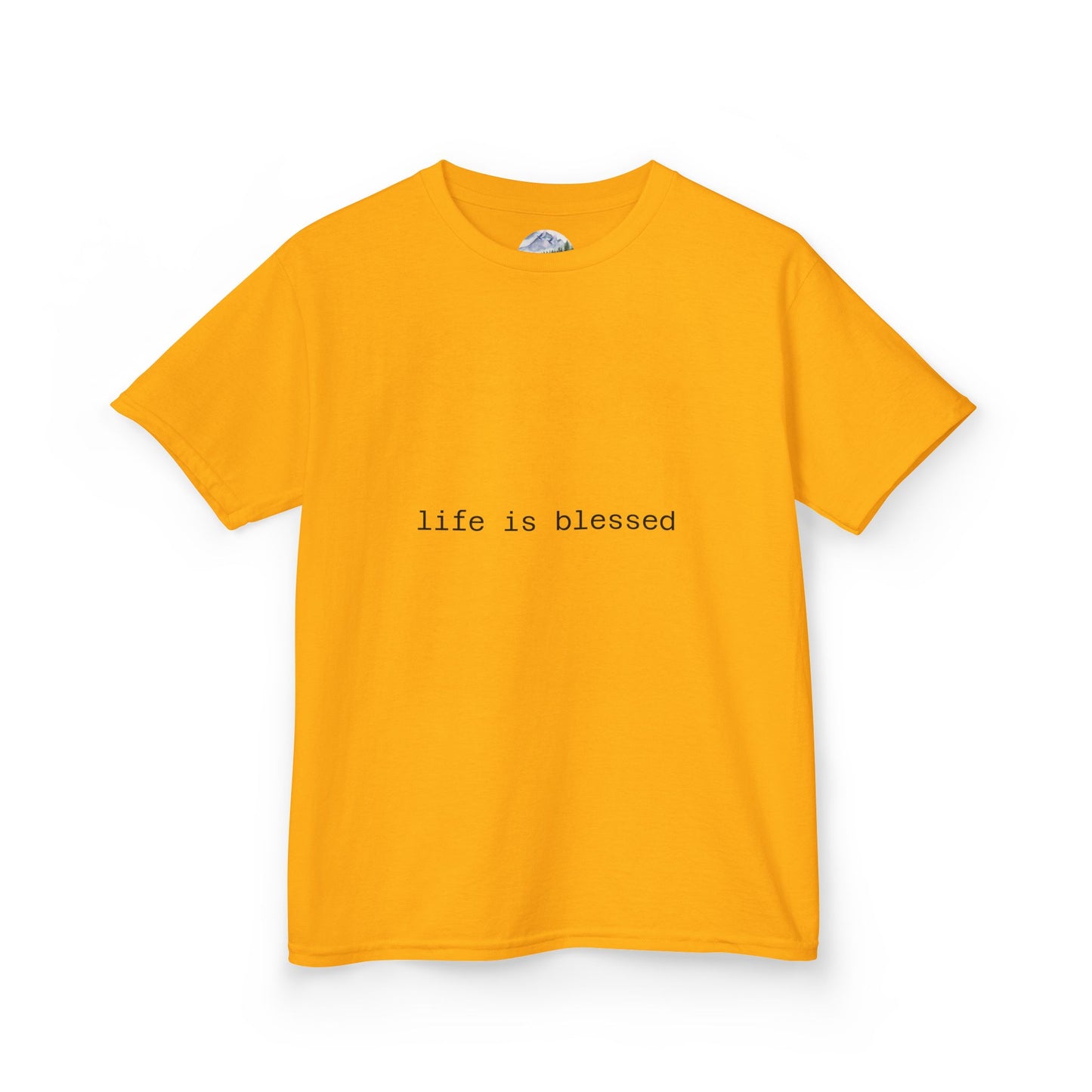 Blessed Kids Tee with Angel Wings