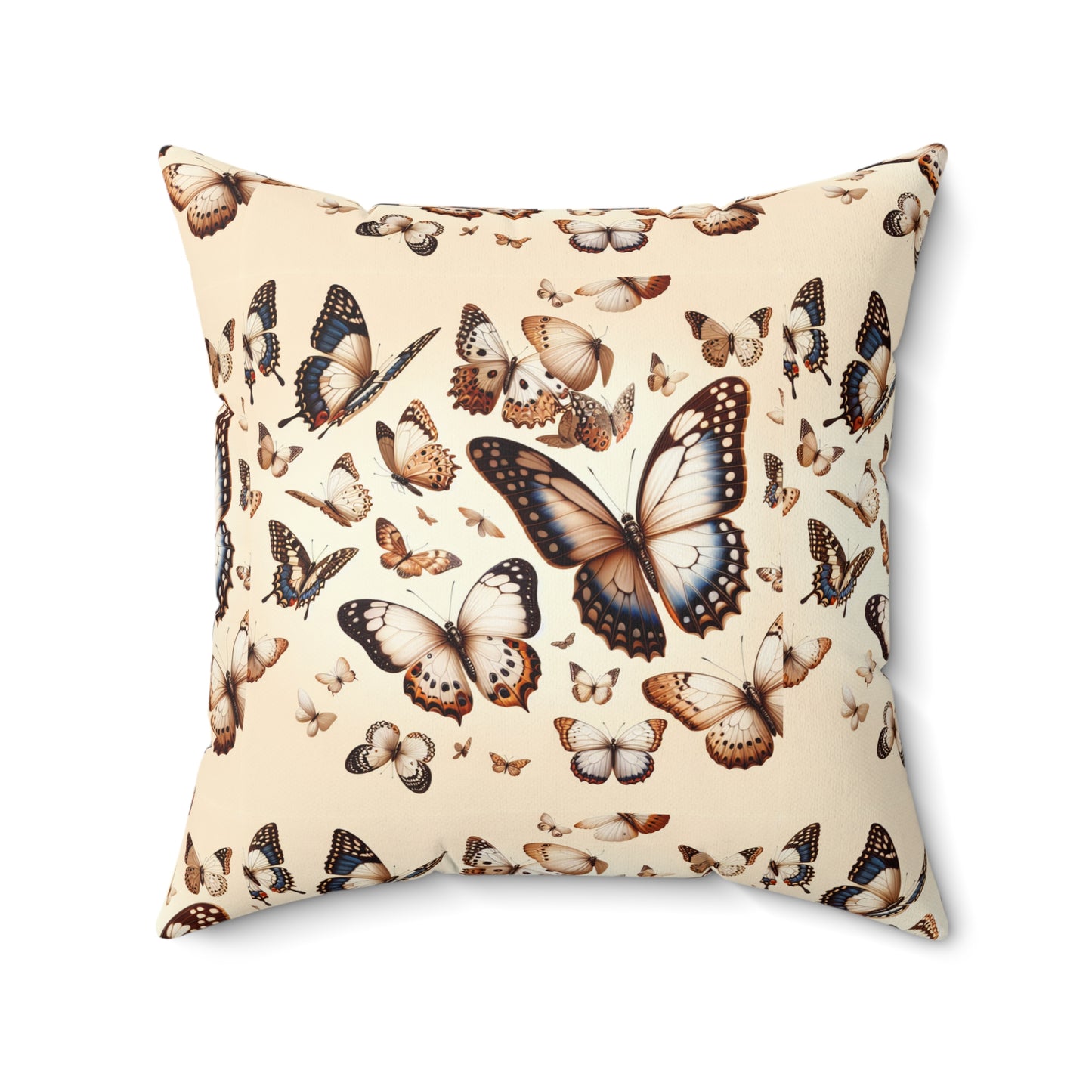 Butterfly Garden Decorative Pillow - Nature Inspired Home Decor
