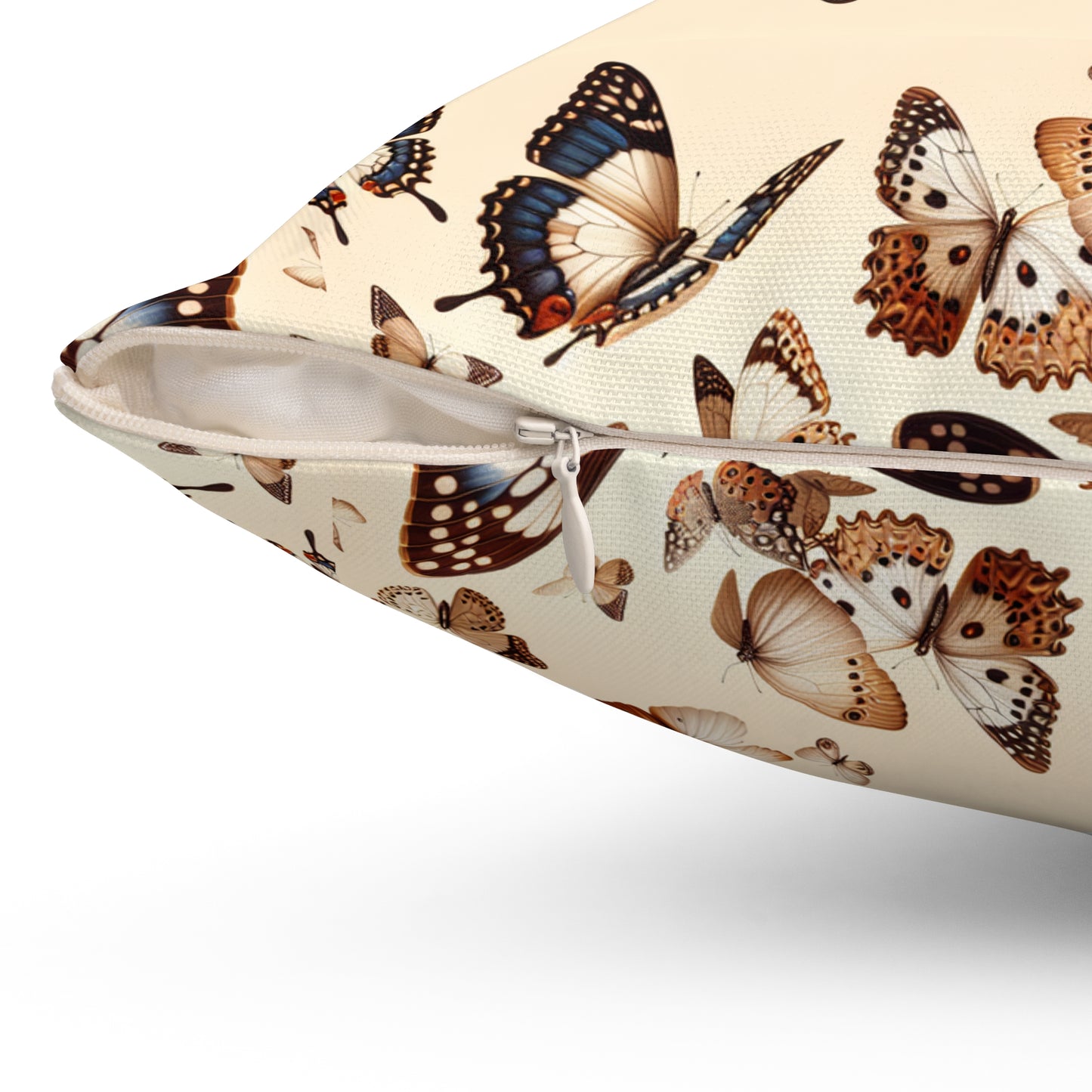 Butterfly Garden Decorative Pillow - Nature Inspired Home Decor