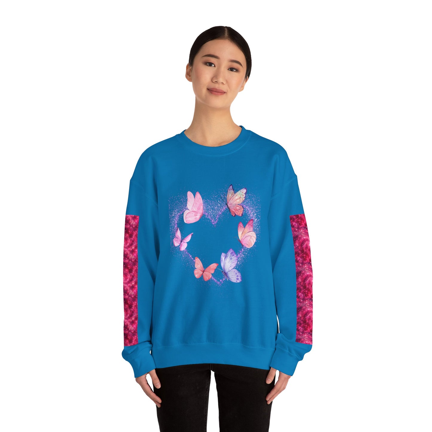Butterfly Heart Sweatshirt - Valentine's Day Design