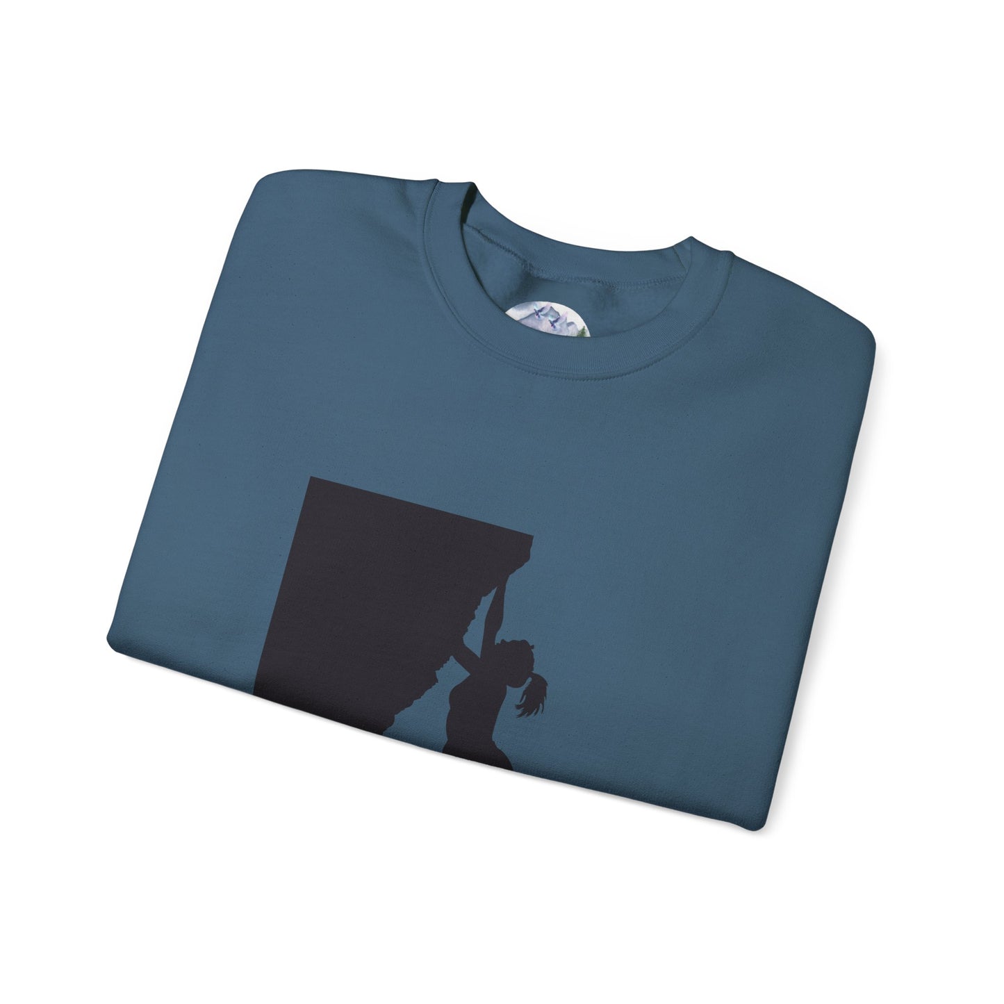 Crewneck Sweatshirt - Rock Climbing 'Climbing Higher with Christ'