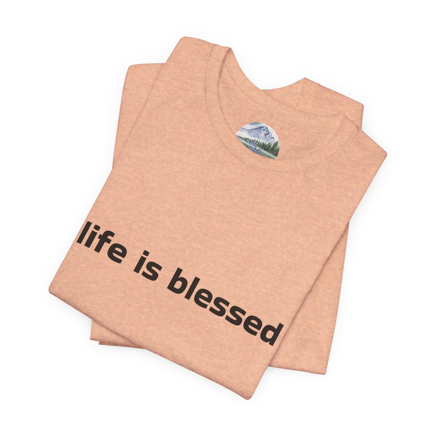 Life is Blessed Angel Wings Unisex T-Shirt