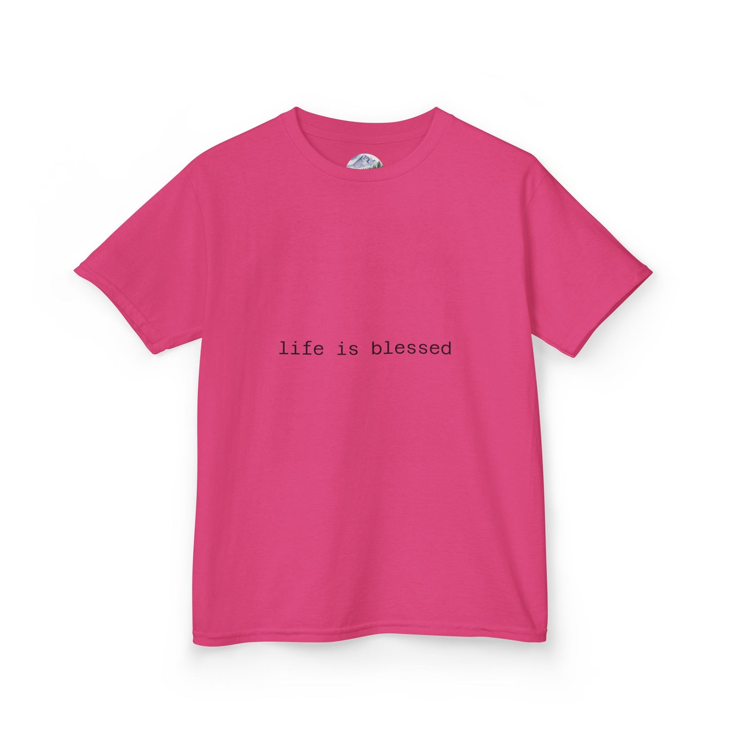 Blessed Kids Tee with Angel Wings