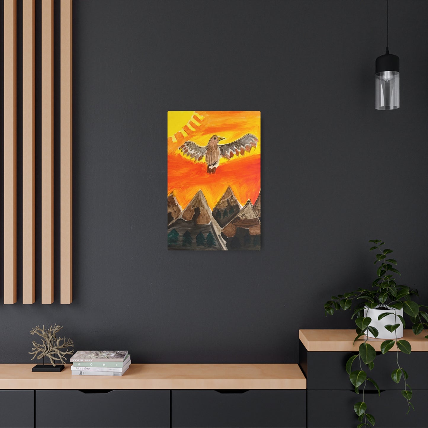 Metal Art Sign - Free Bird Wall Decor