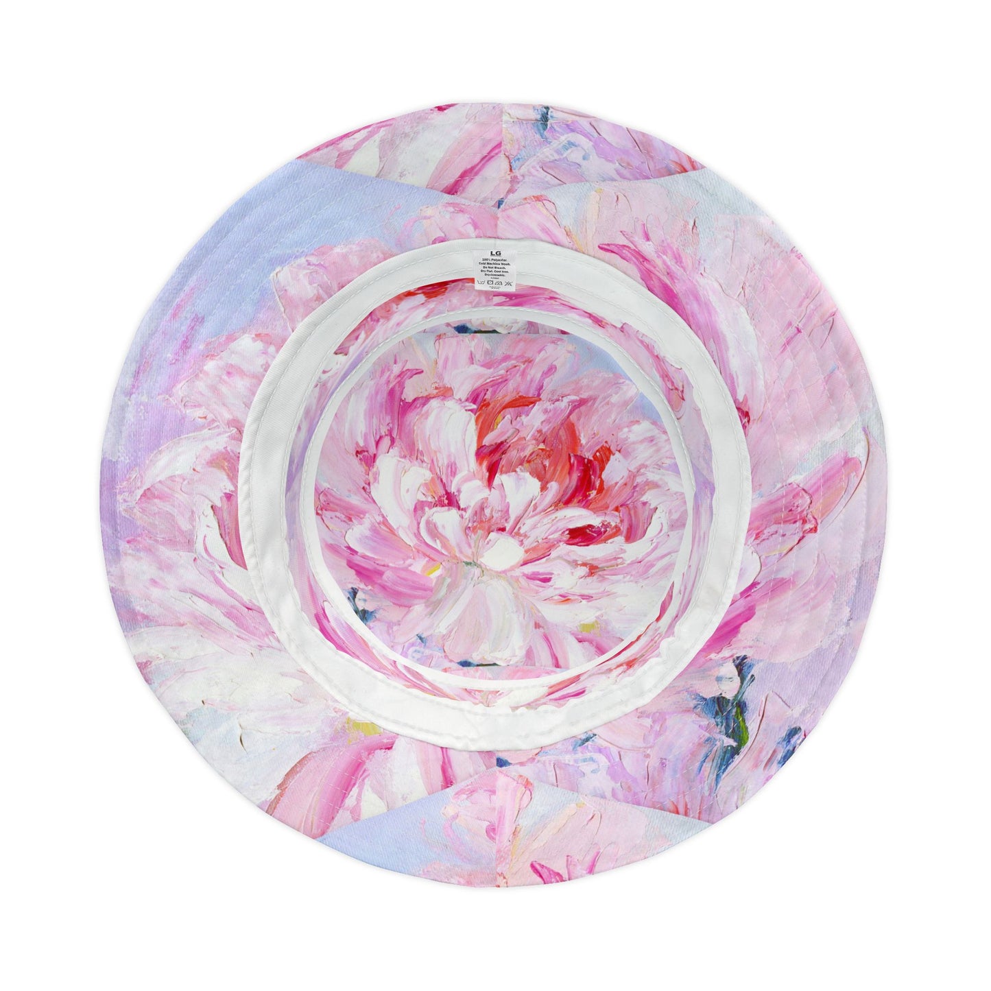 Floral Bucket Hat - Pink AOP, Summer Accessory, Boho Style, Gift for Her, Beachwear, Festival Fashion
