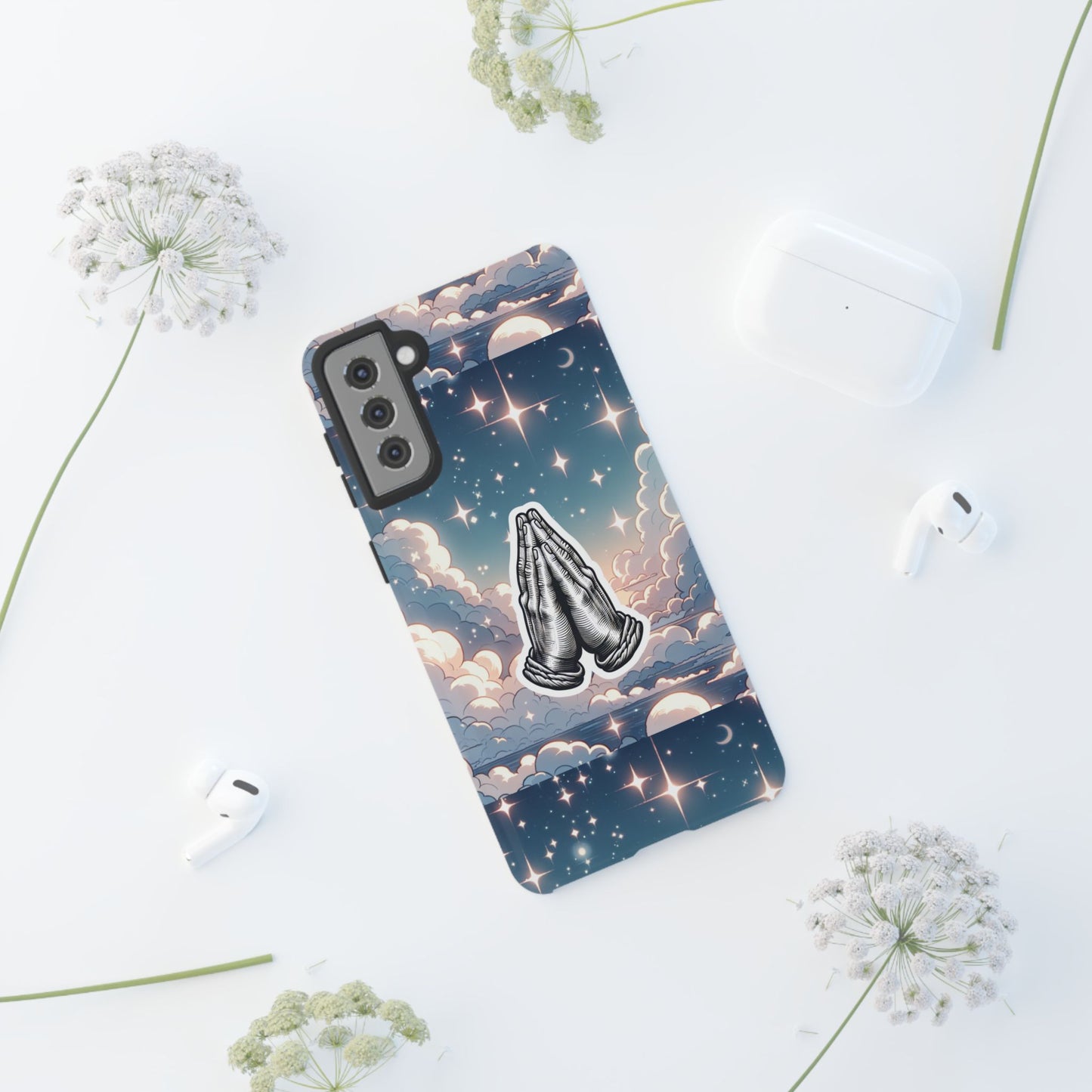 Tough Cases Praying Hands iPhone Case