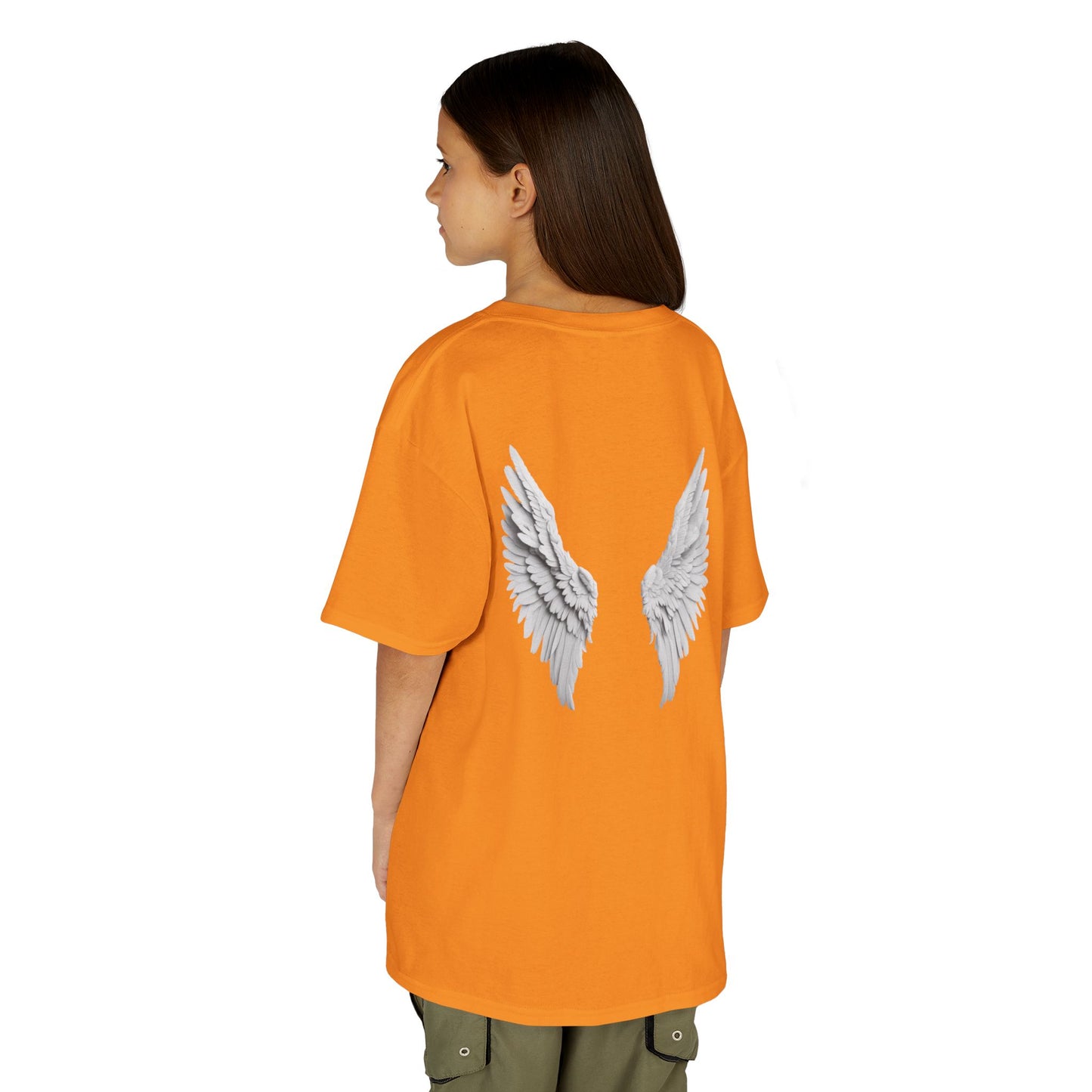 Blessed Kids Tee with Angel Wings
