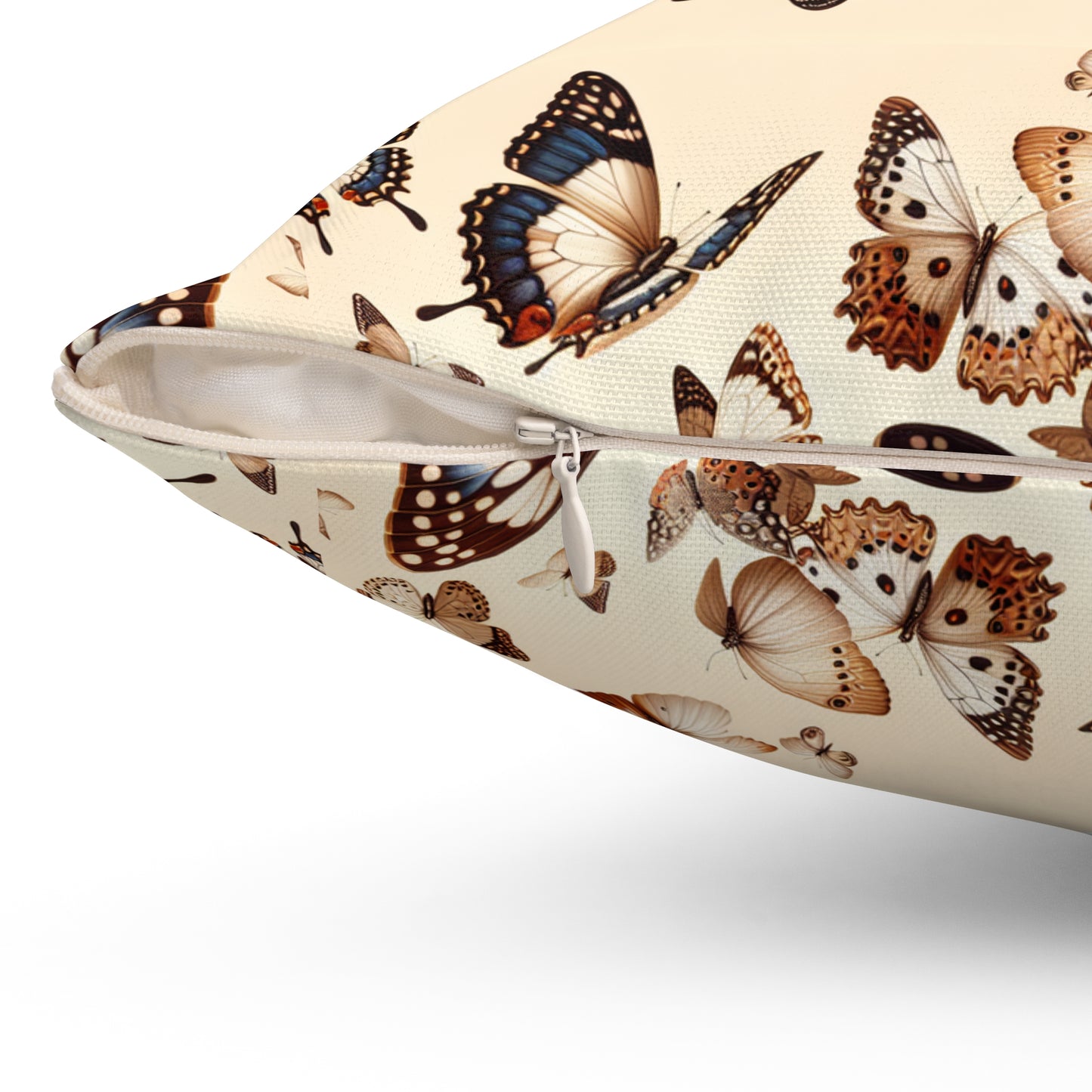 Butterfly Garden Decorative Pillow - Nature Inspired Home Decor