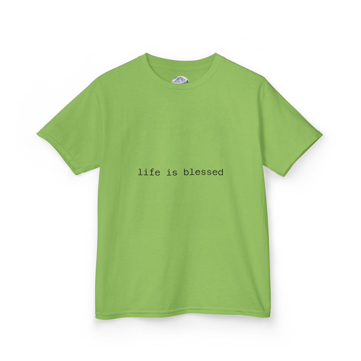 Blessed Kids Tee with Angel Wings