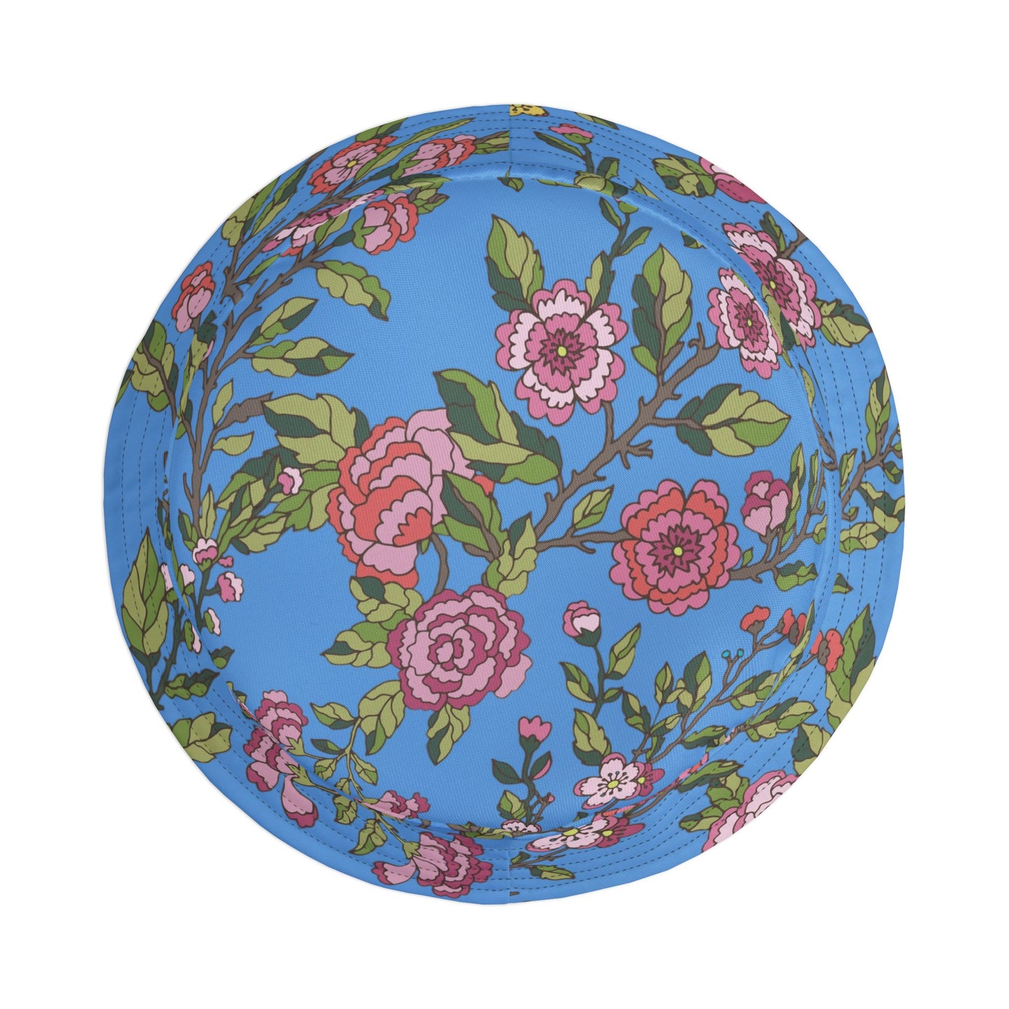 Floral Bucket Hat - AOP, Summer Accessory, Outdoor Fashion, Boho Style, Gift for Her, Beach Hat, Festival Wear