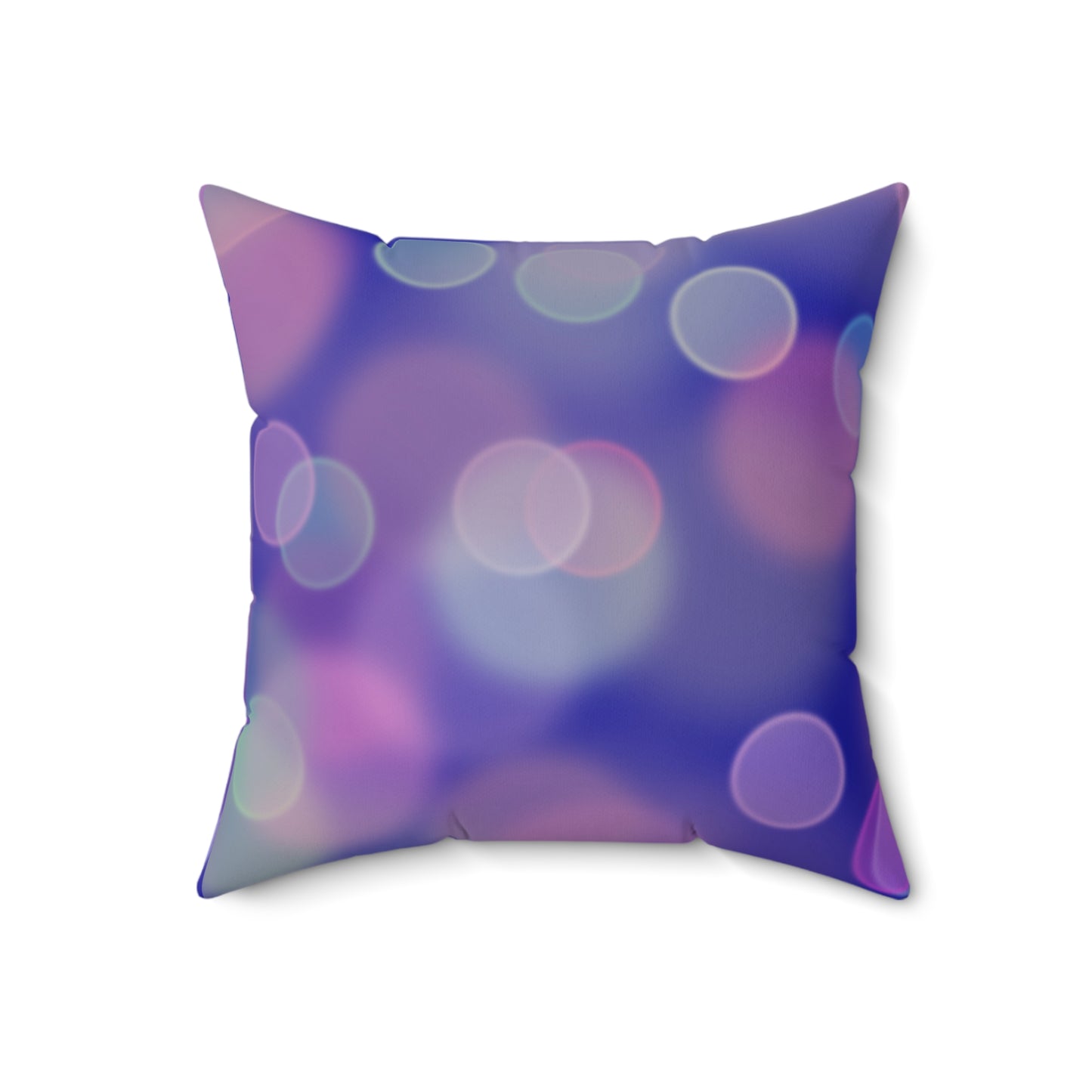 Vibrant Bokeh Decorative Pillow | Cozy Home Accent