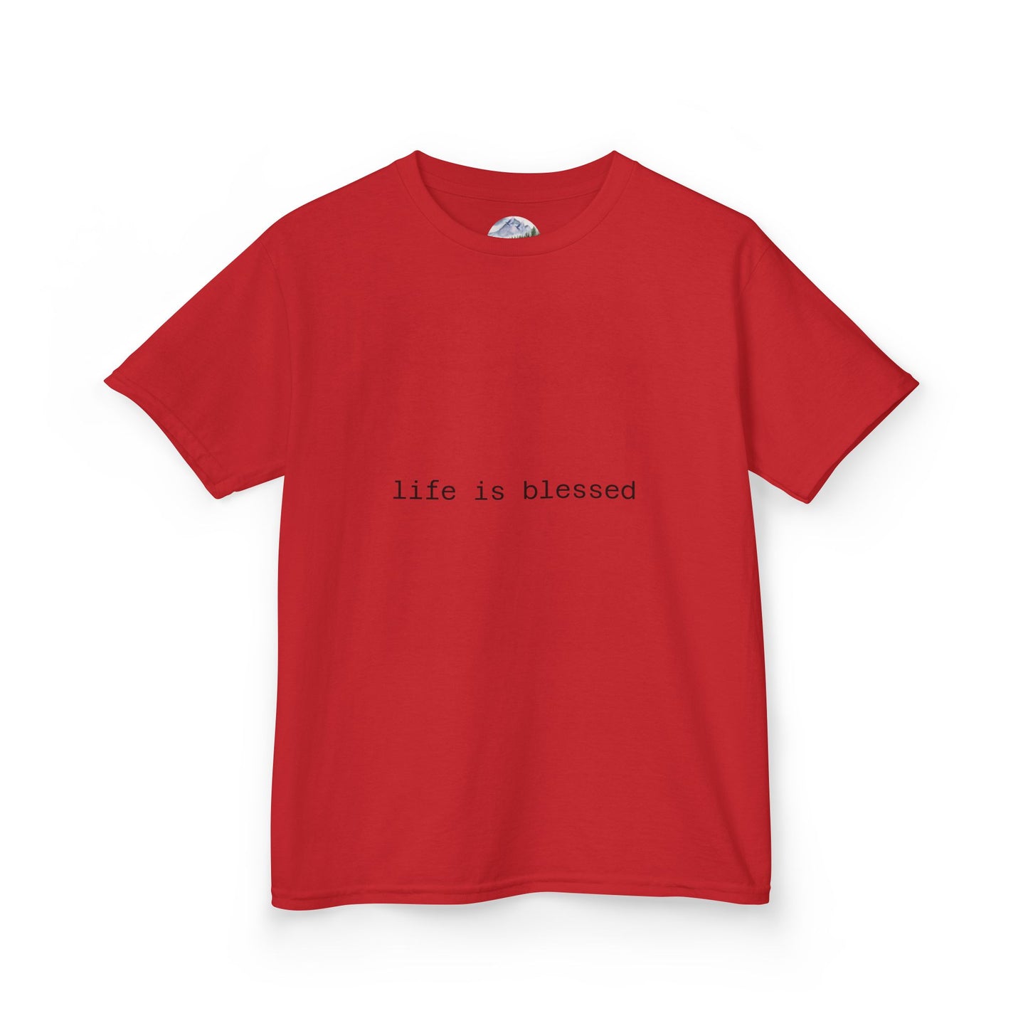 Blessed Kids Tee with Angel Wings