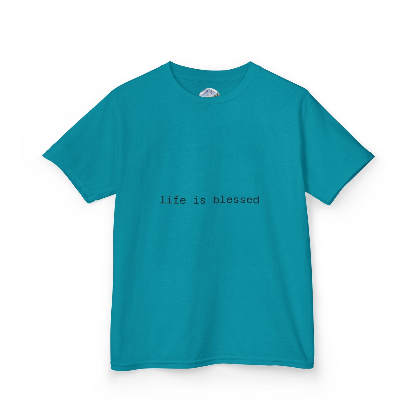 Blessed Kids Tee with Angel Wings