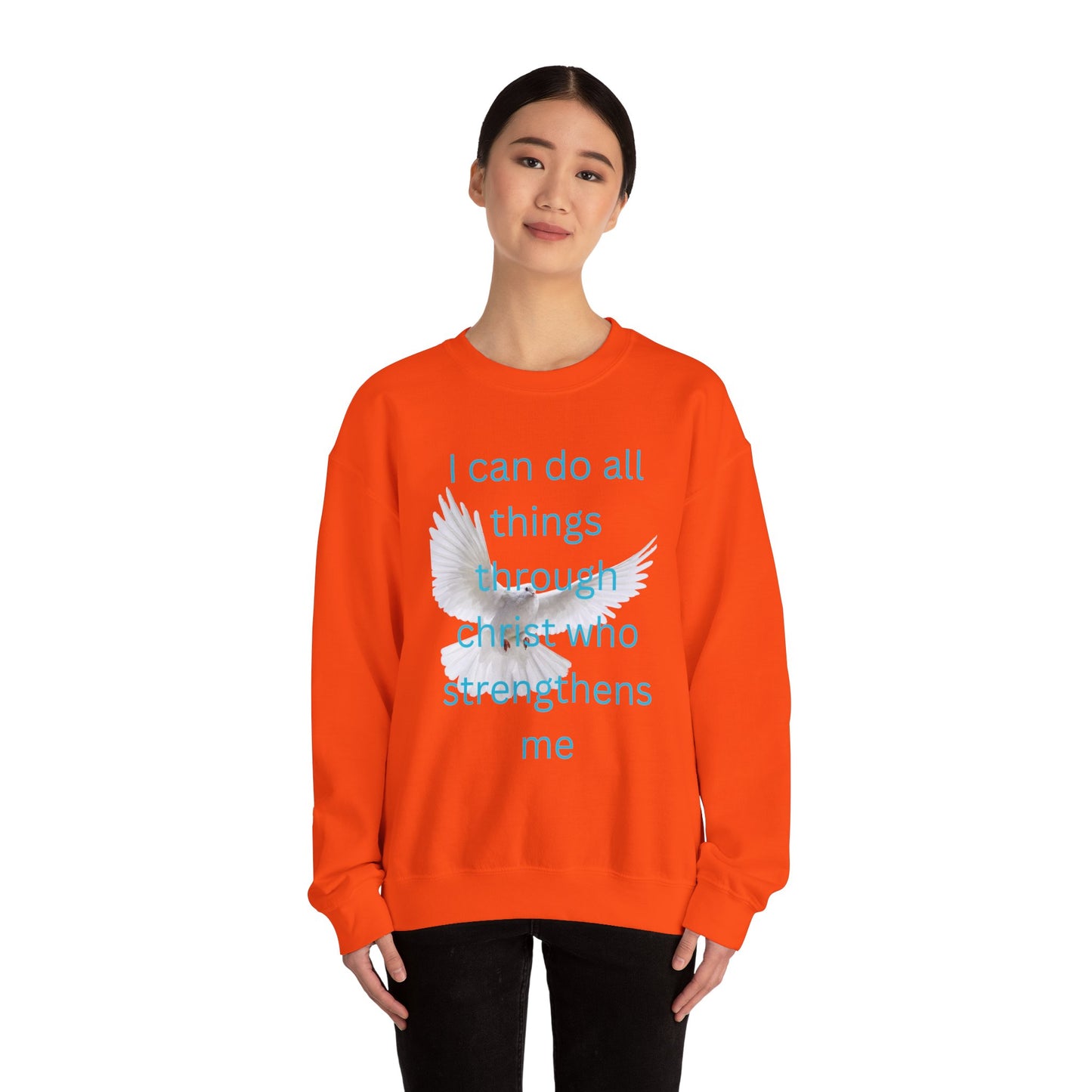 Christian Unisex Sweatshirt - White Dove Design