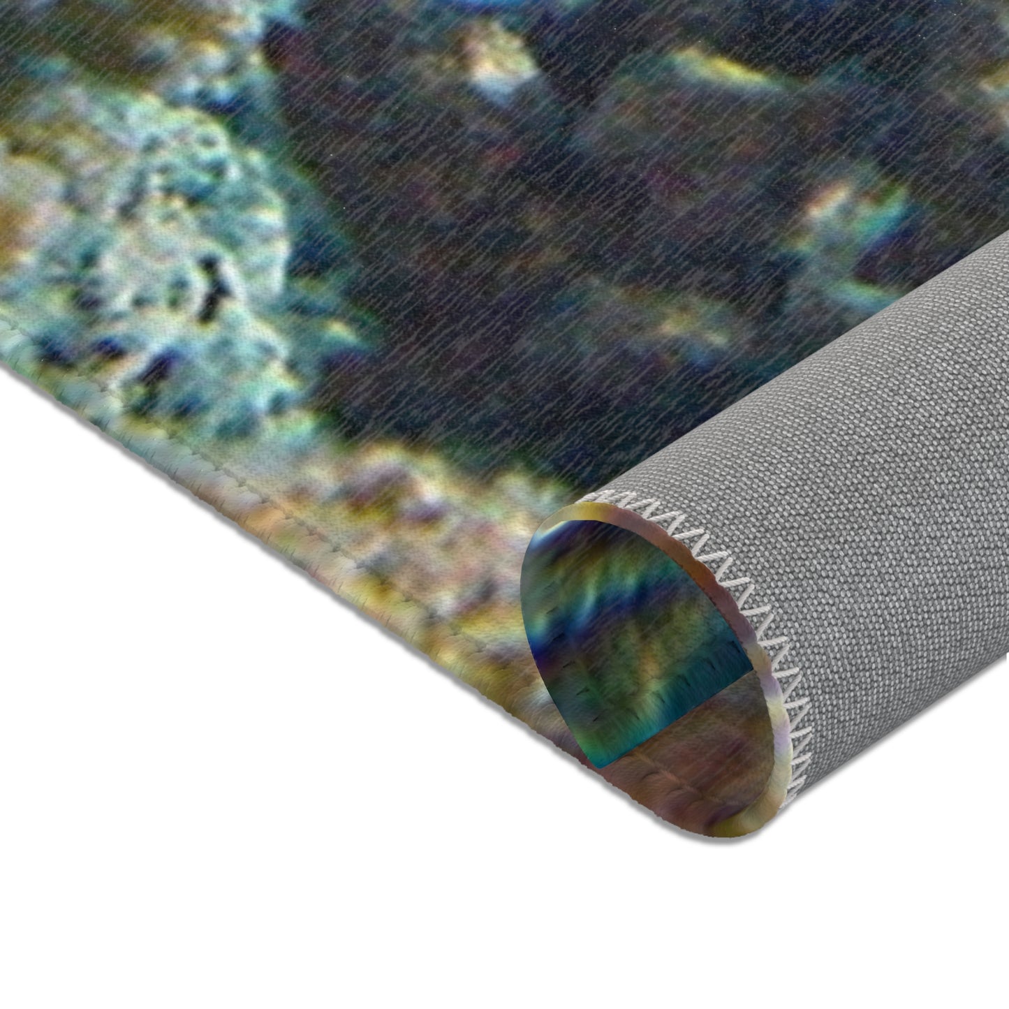 Underwater Aquatic Area Rug - Ocean Fish Design for Coastal Decor