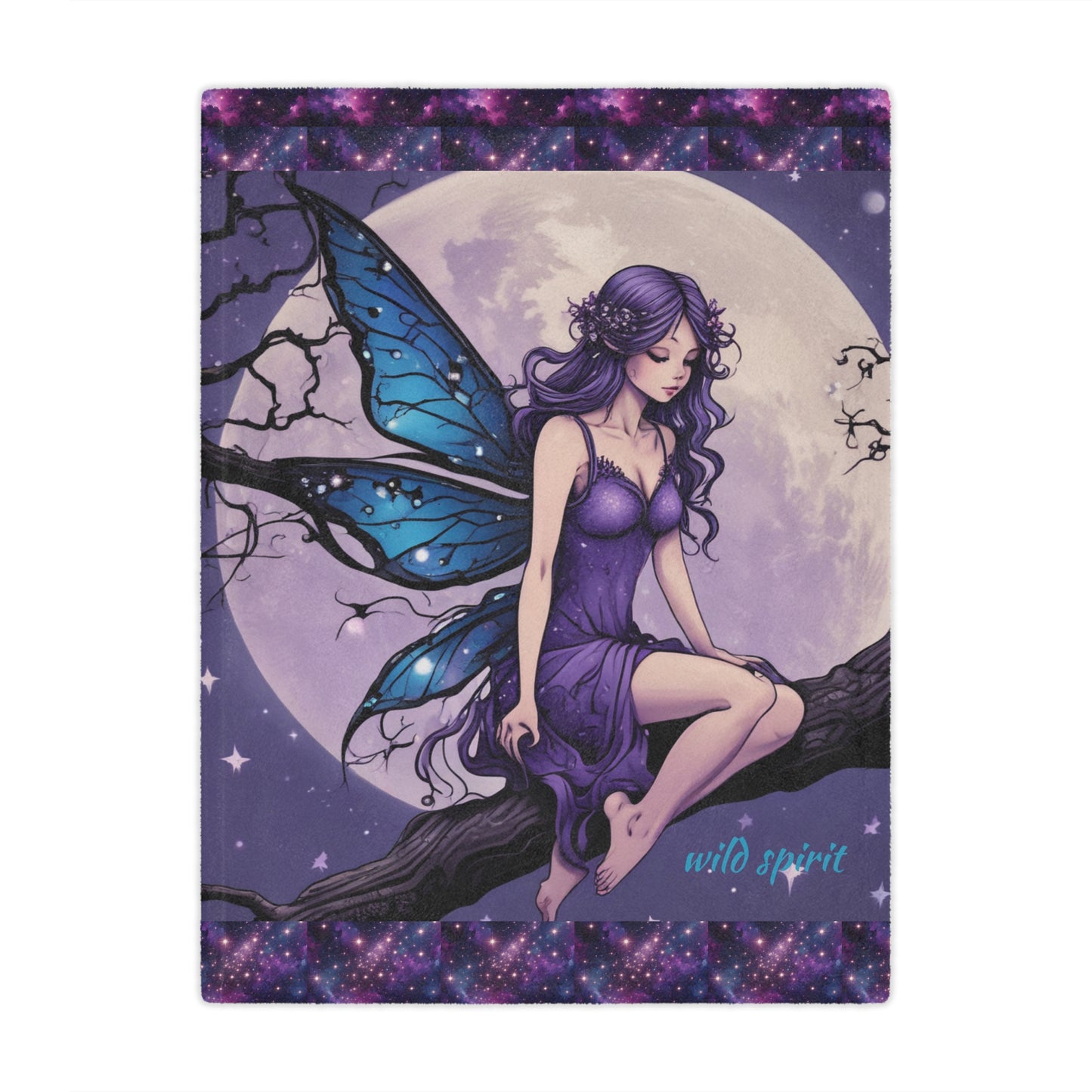 Microfiber Blanket - Fairy Night Scene