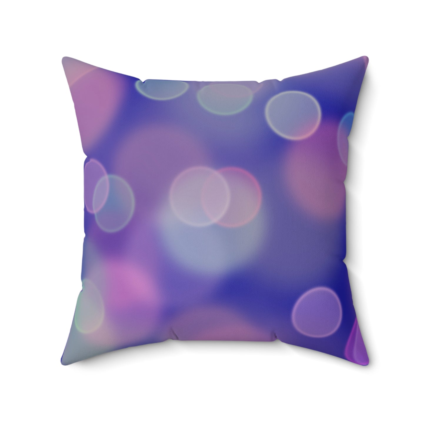 Vibrant Bokeh Decorative Pillow | Cozy Home Accent