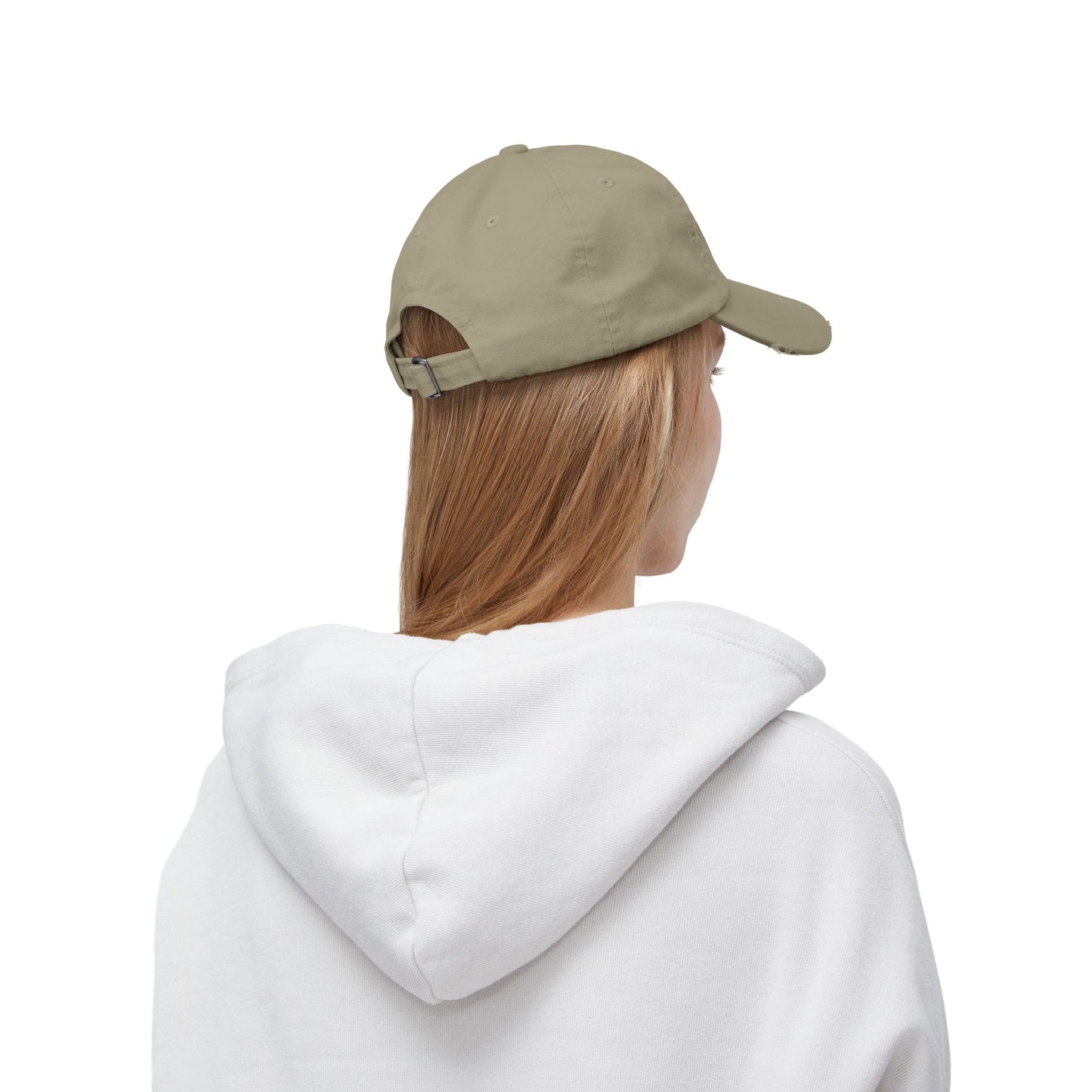 Unisex Distressed Cross Cap - Faith-Inspired Fashion Accessory