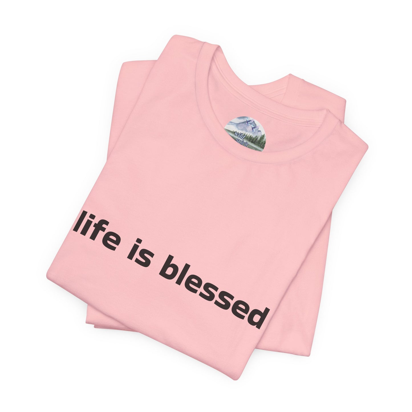 Life is Blessed Angel Wings Unisex T-Shirt