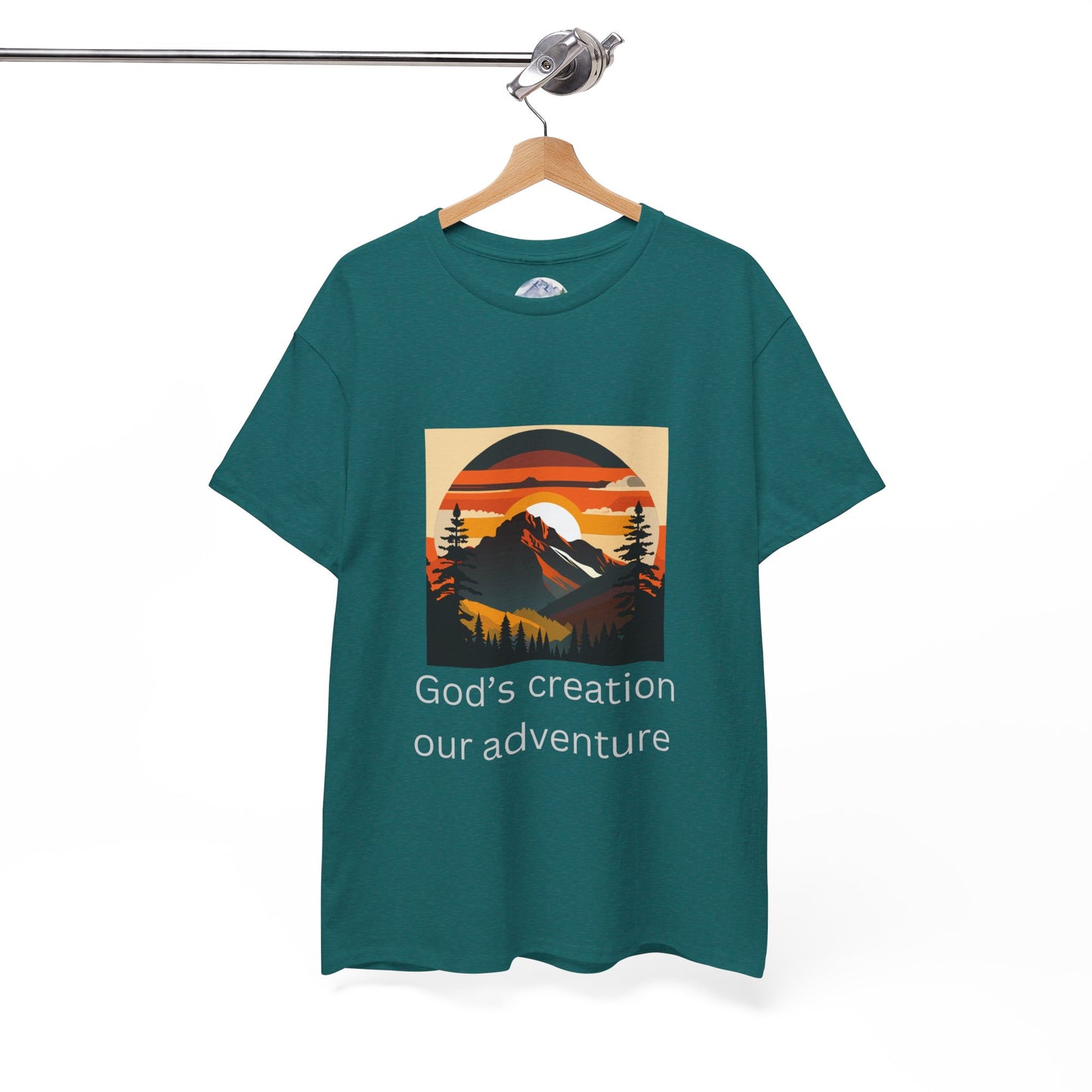 Mountain Sunset Unisex Tee - God's Creation Our Adventure