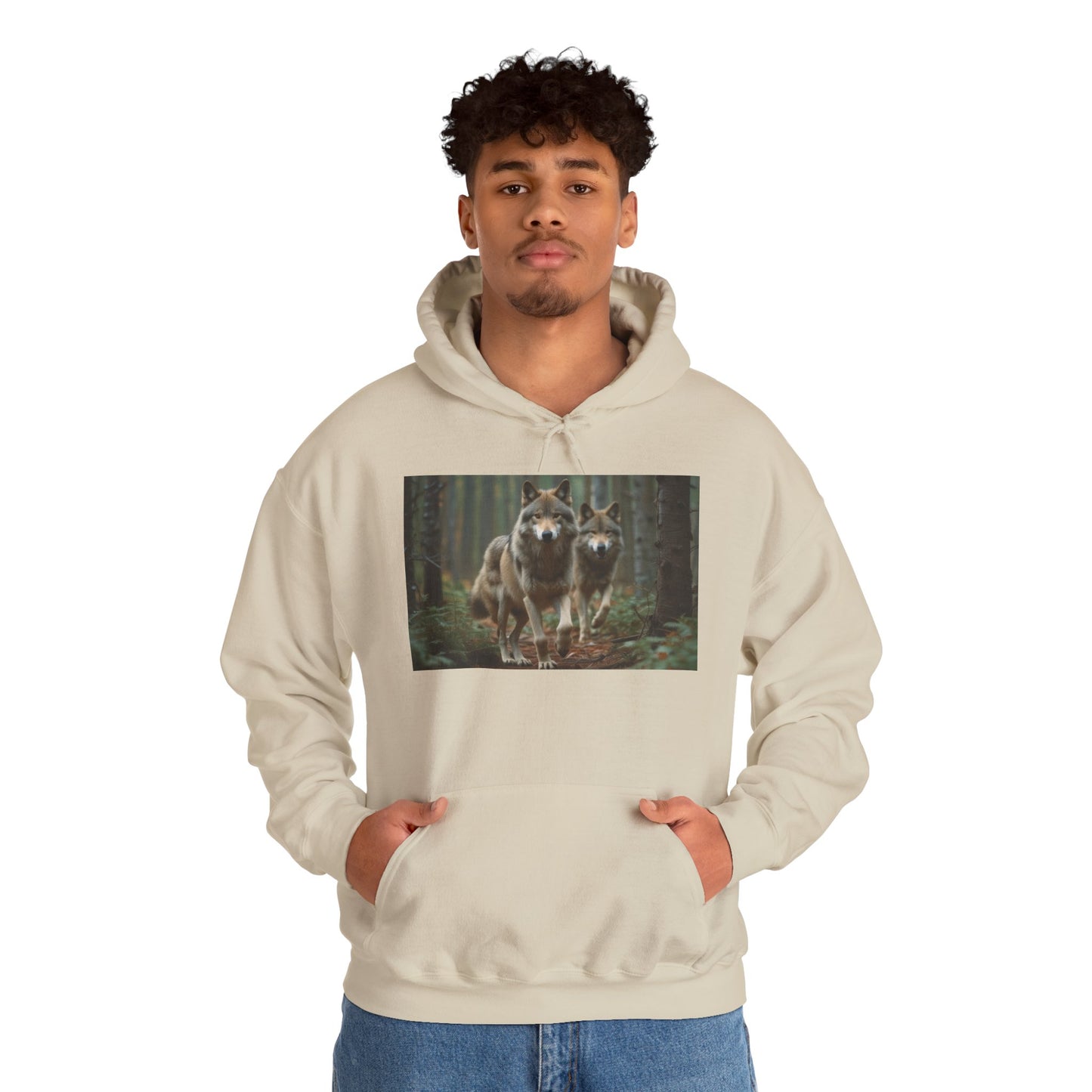 Wolf Forest Unisex Hoodie Sweatshirt