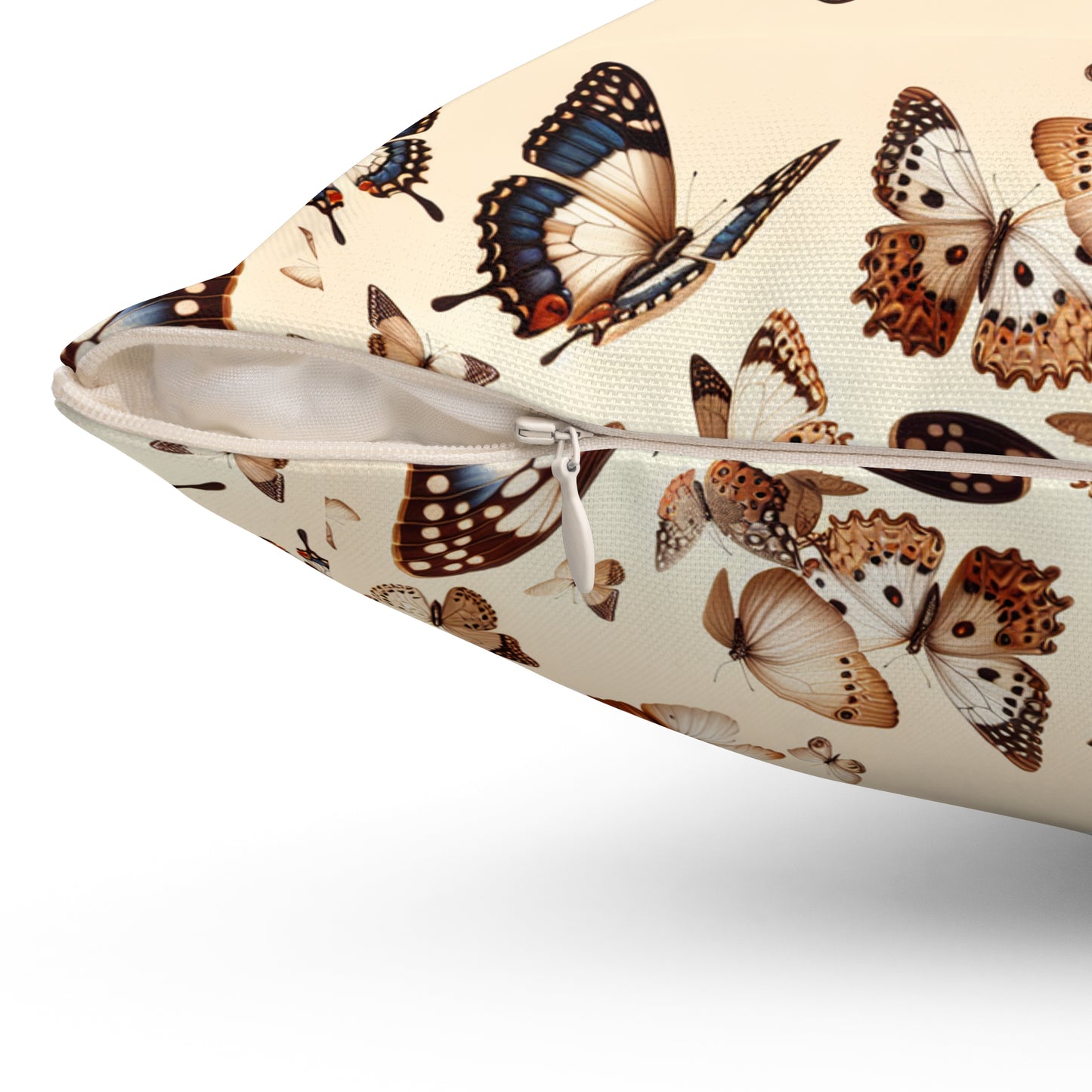 Butterfly Garden Decorative Pillow - Nature Inspired Home Decor