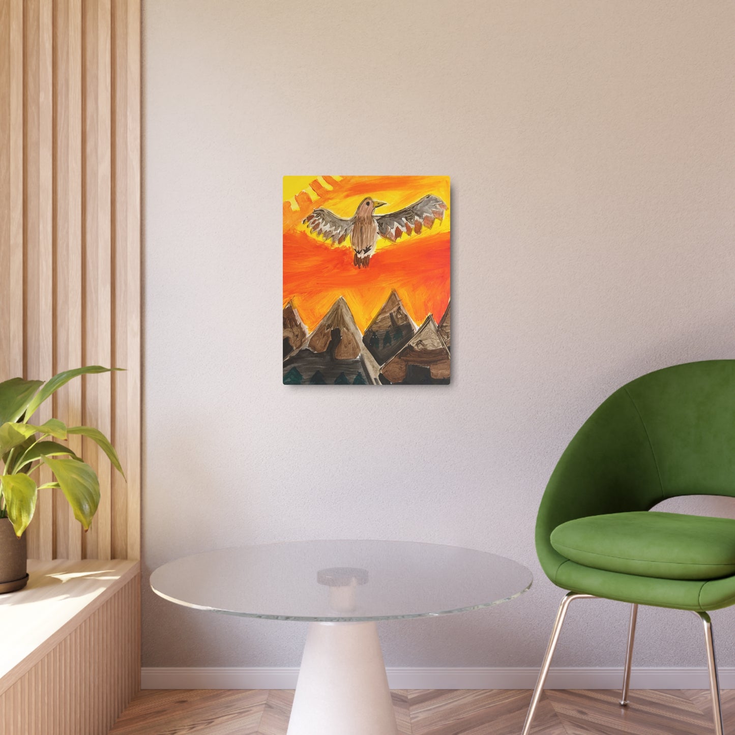 Metal Art Sign - Free Bird Wall Decor