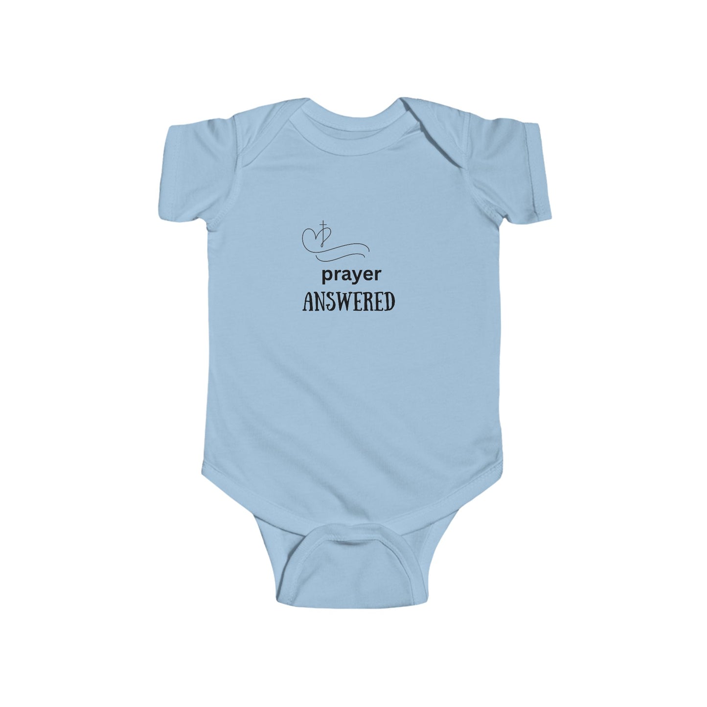 Prayer Answered Infant Bodysuit - Perfect for Newborns and Celebrations