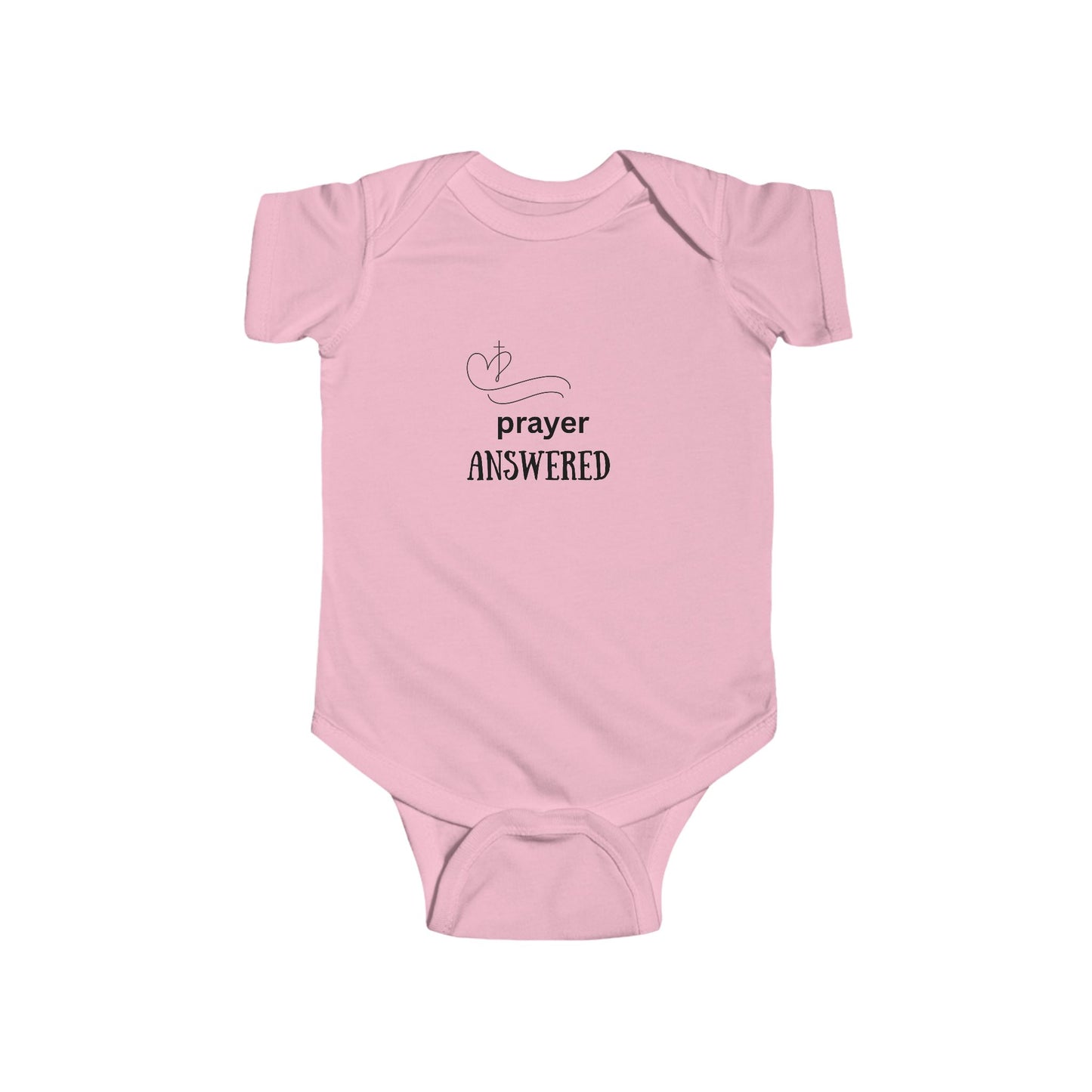 Prayer Answered Infant Bodysuit - Perfect for Newborns and Celebrations