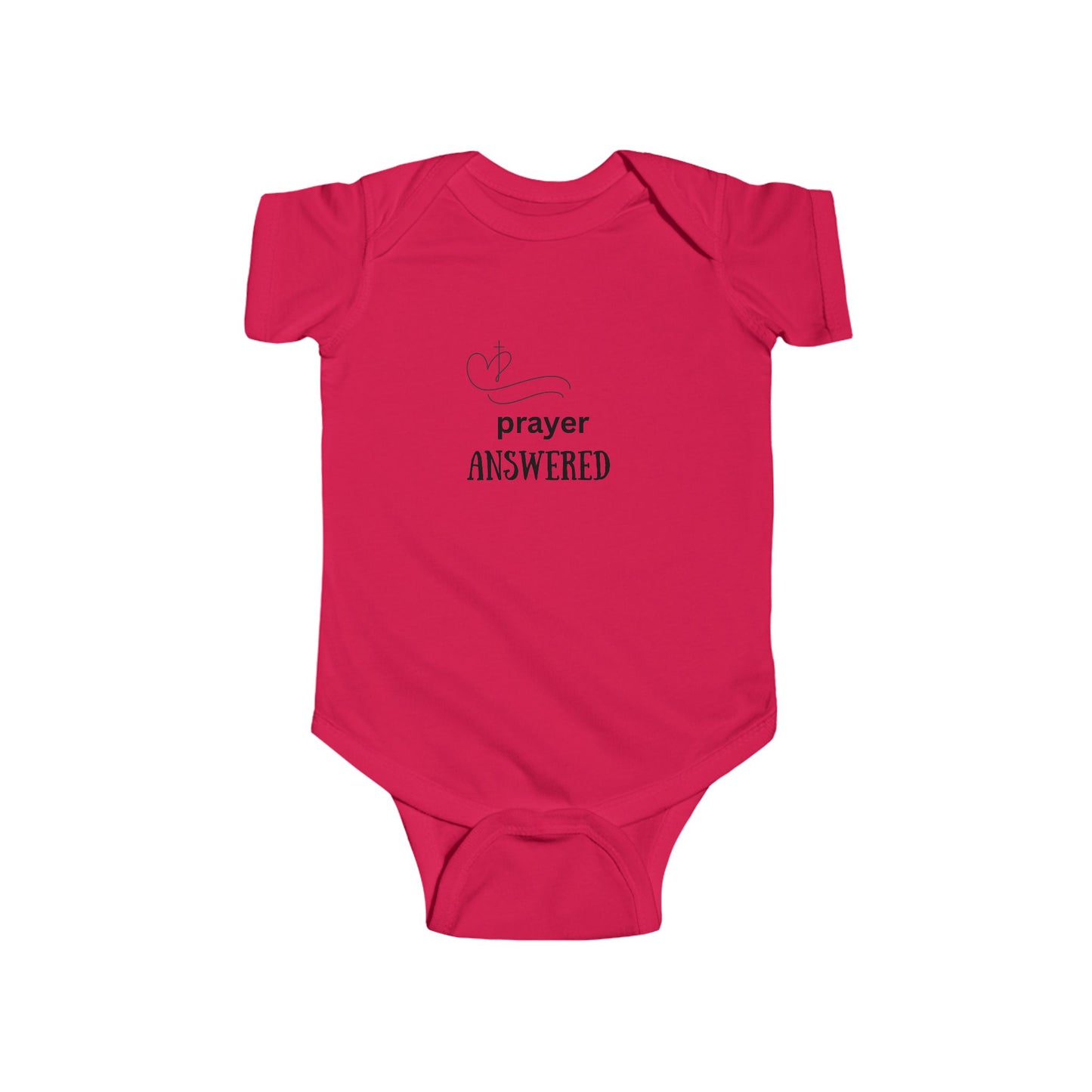 Prayer Answered Infant Bodysuit - Perfect for Newborns and Celebrations