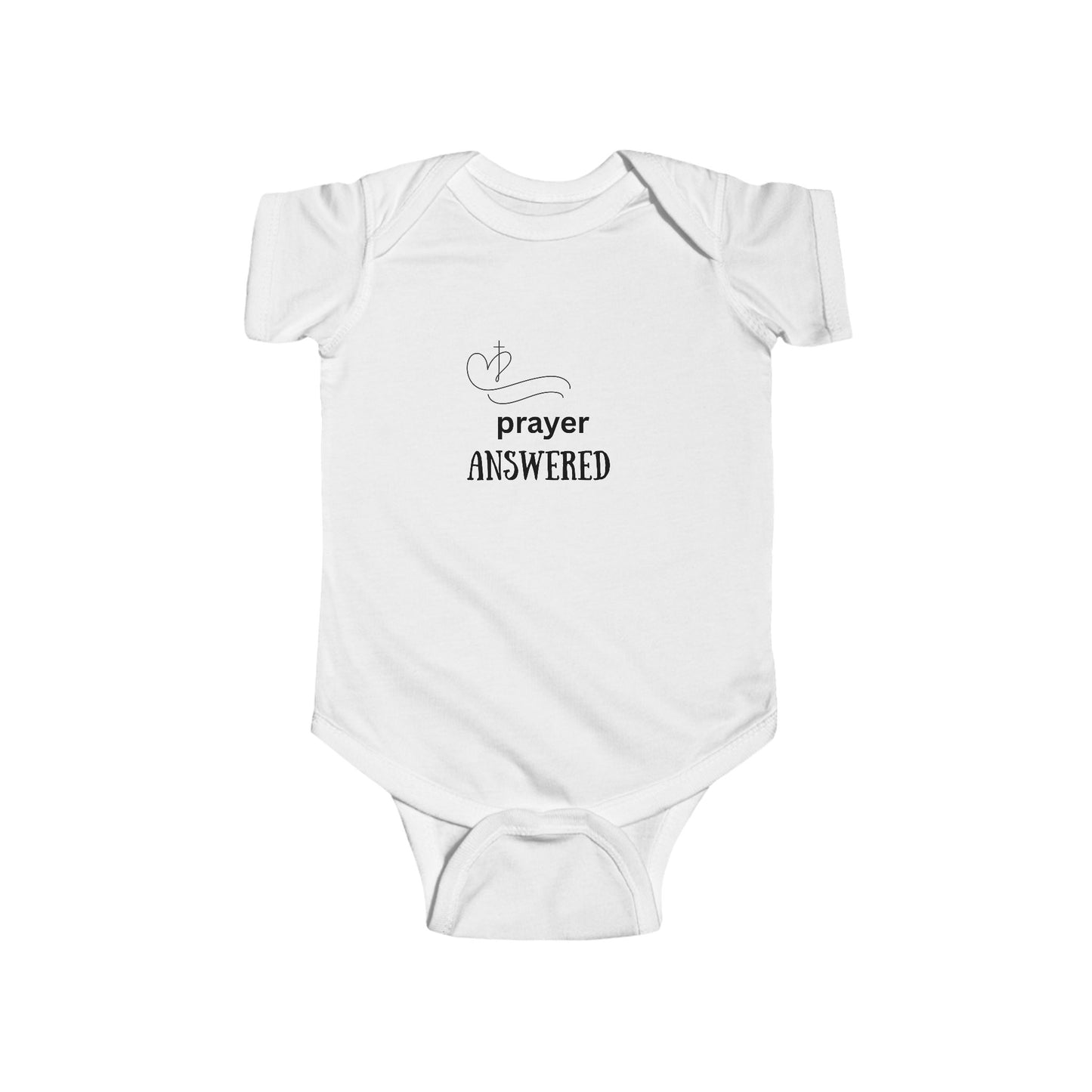 Prayer Answered Infant Bodysuit - Perfect for Newborns and Celebrations