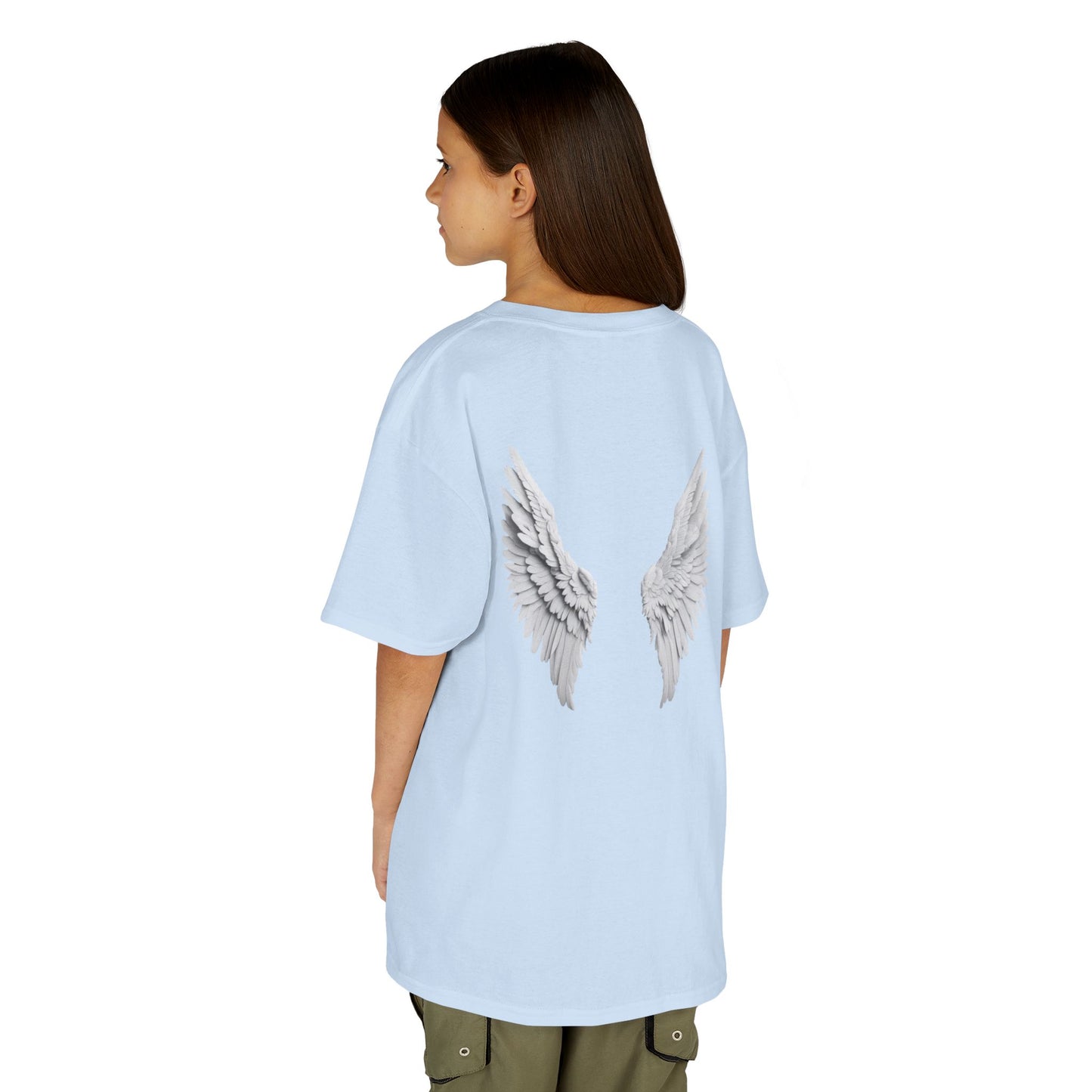 Blessed Kids Tee with Angel Wings