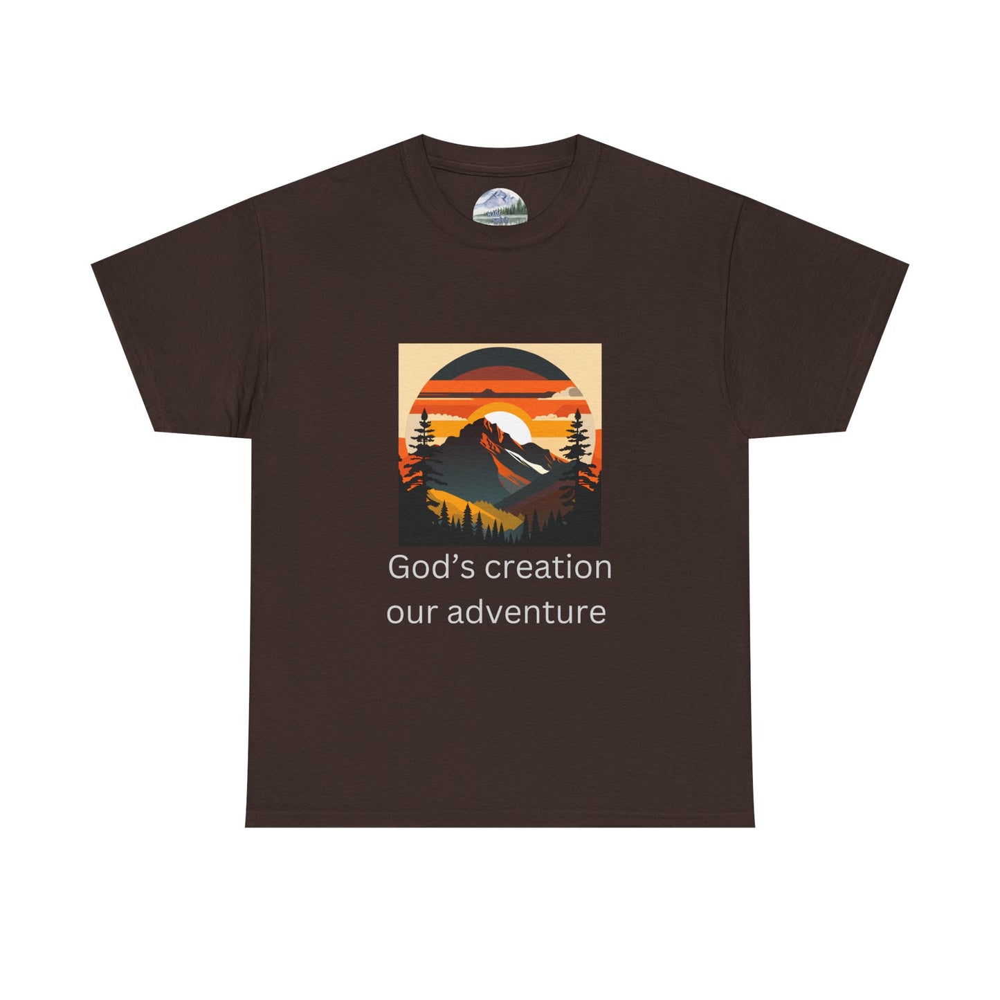 Mountain Sunset Unisex Tee - God's Creation Our Adventure
