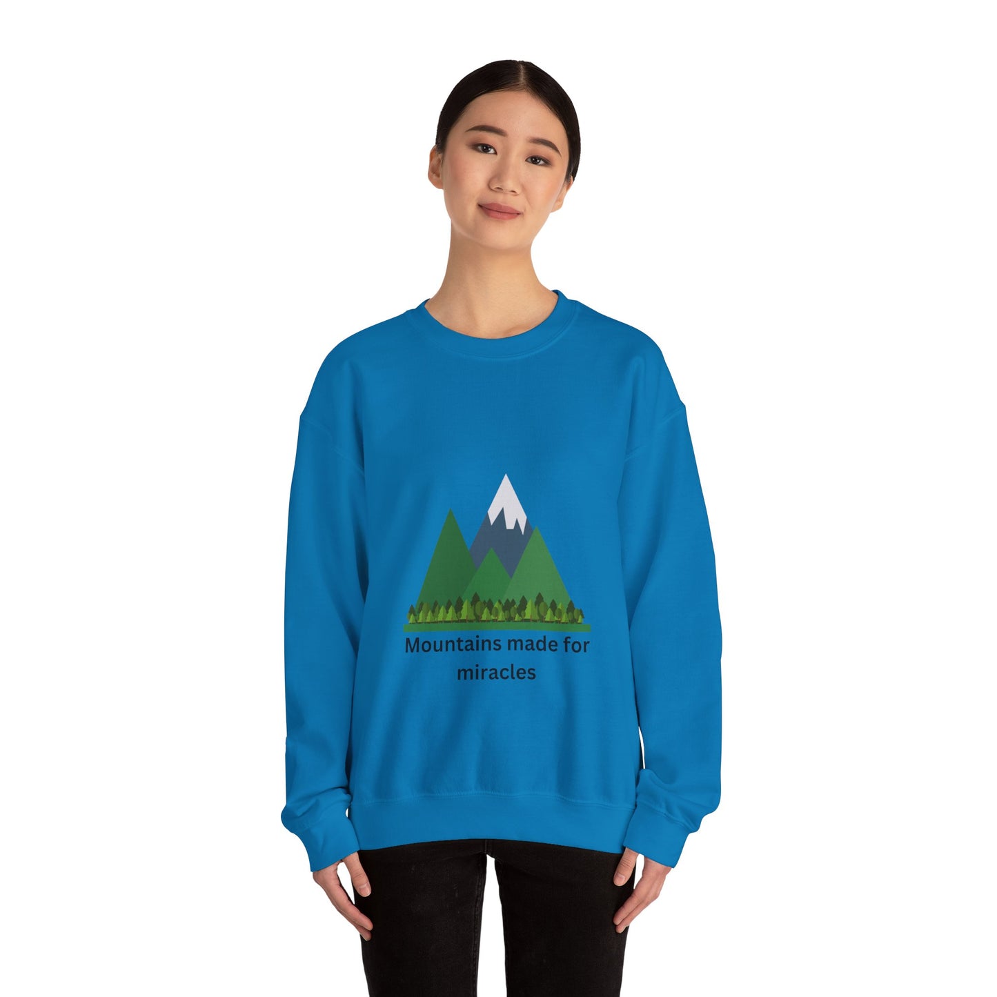 Mountains Made for Miracles Unisex Sweatshirt