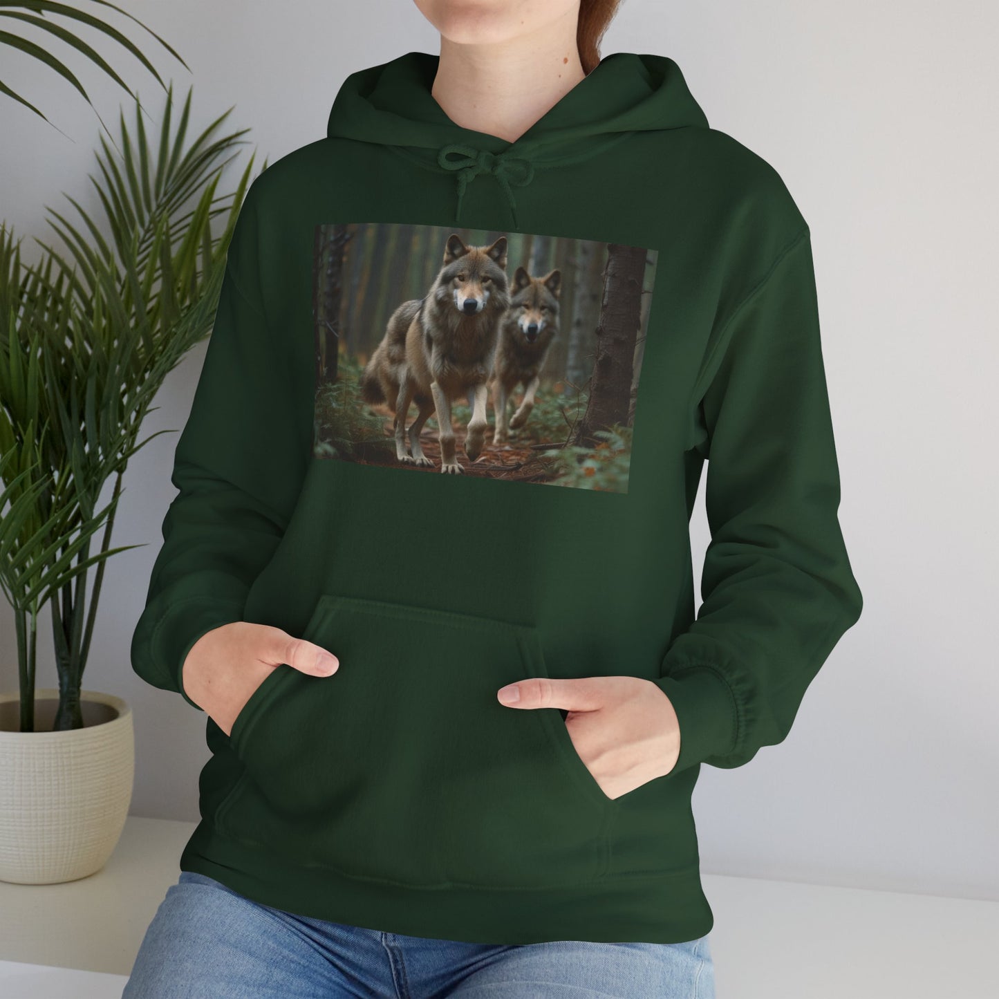 Wolf Forest Unisex Hoodie Sweatshirt